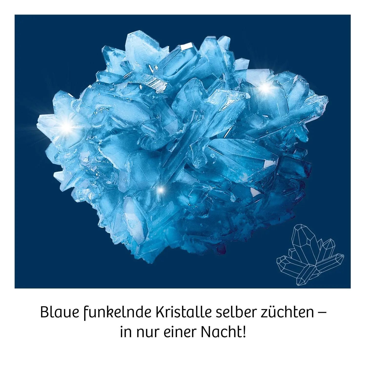 Kosmos Spiel Blaue Kristalle selbst züchten