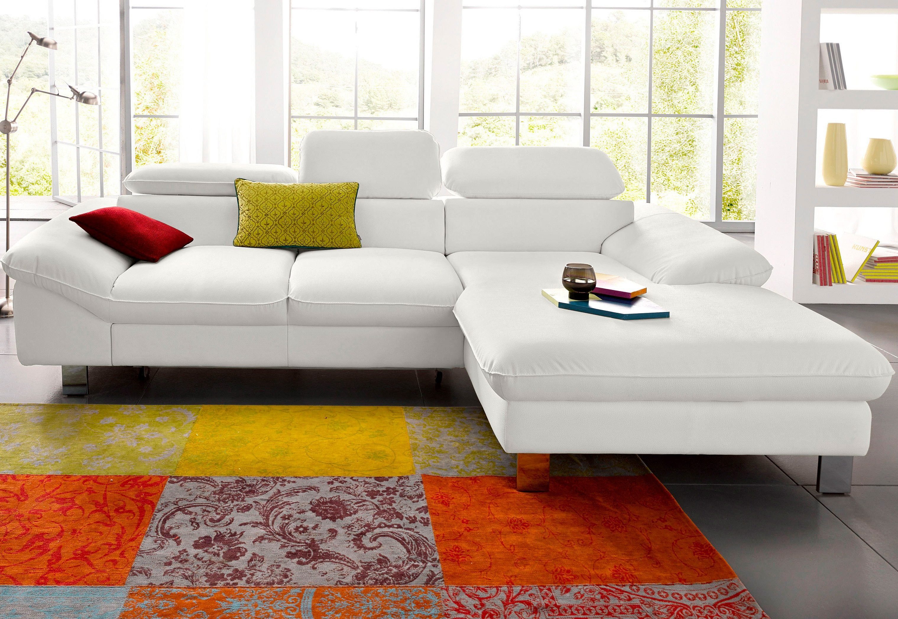 COTTA Ecksofa "Driver L-Form" mit Kopfteilverstellung, wahlweise mit Bettfu günstig online kaufen