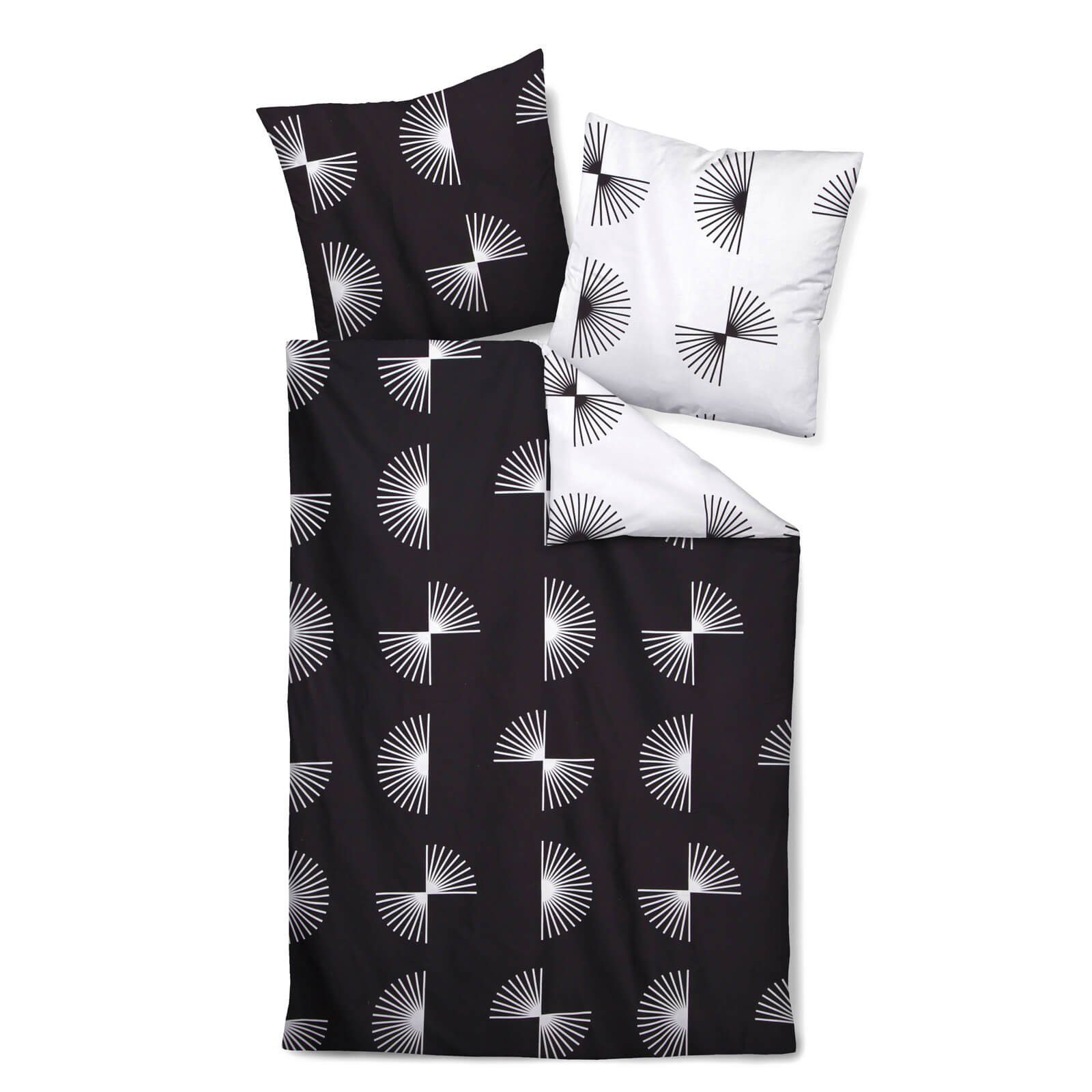 Janine Bettwäsche J.D. 87073 98 schwarz, günstig online kaufen