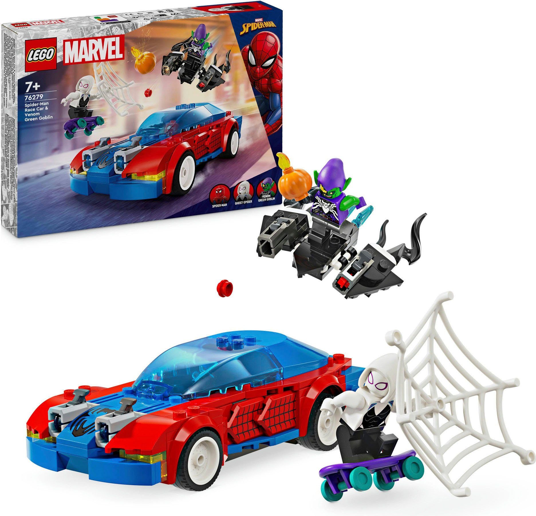 LEGO® Spider-Mans Rennauto & Venom Green Goblin (76279), LEGO Super Heroes günstig online kaufen