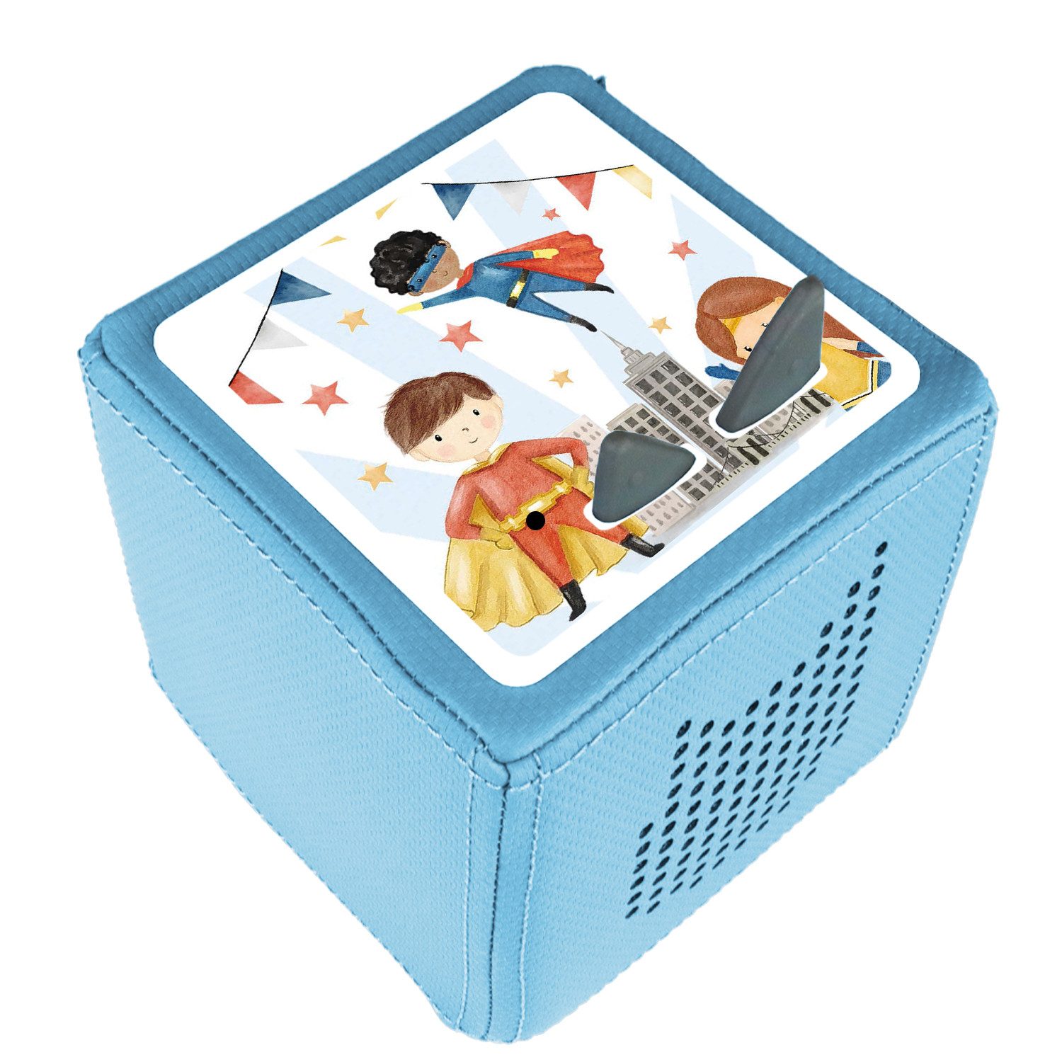 MeinBaby123® Schutzfolie Toniebox, Schutzcover passend für die Toniebox, Toniebox Zubehör, Premium Qualität