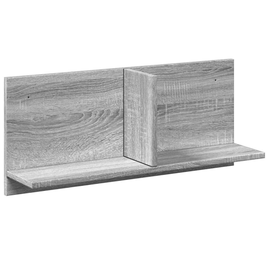 vidaXL Regal Wandschrank 70x16,5x30 cm Grau günstig online kaufen