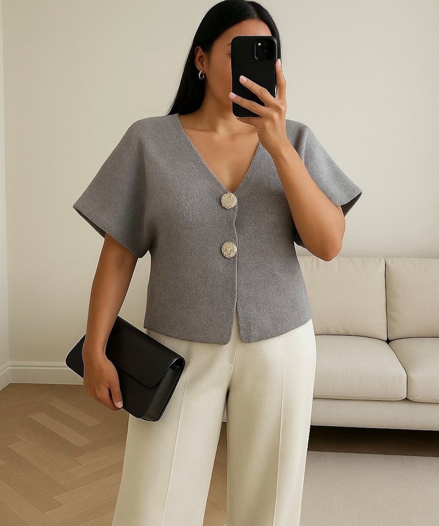 Worldclassca Strickjacke WORLDCLASSCA Strickjacke kurzarm Cardigan Strickpu günstig online kaufen