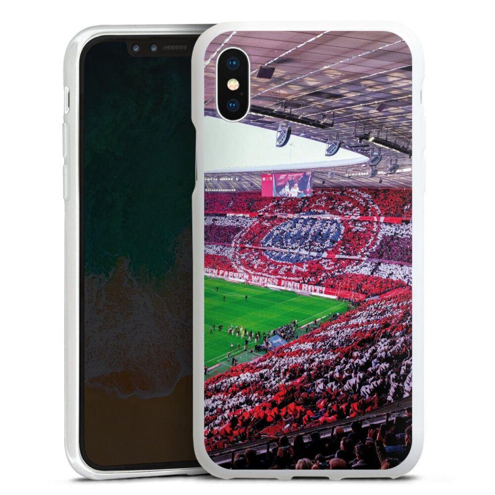 DeinDesign Handyhülle FCB Stadion FC Bayern München FCB Stadion Tribüne, Apple iPhone X Silikon Hülle Bumper Case Handy Schutzhülle