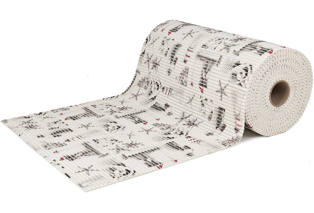 Dekonaz Schaum-Badematte Schaum Badematte, Höhe 5 mm, rutschhemmend beschichtet, fußbodenheizungsgeeignet, schnell trocknend, Polyester