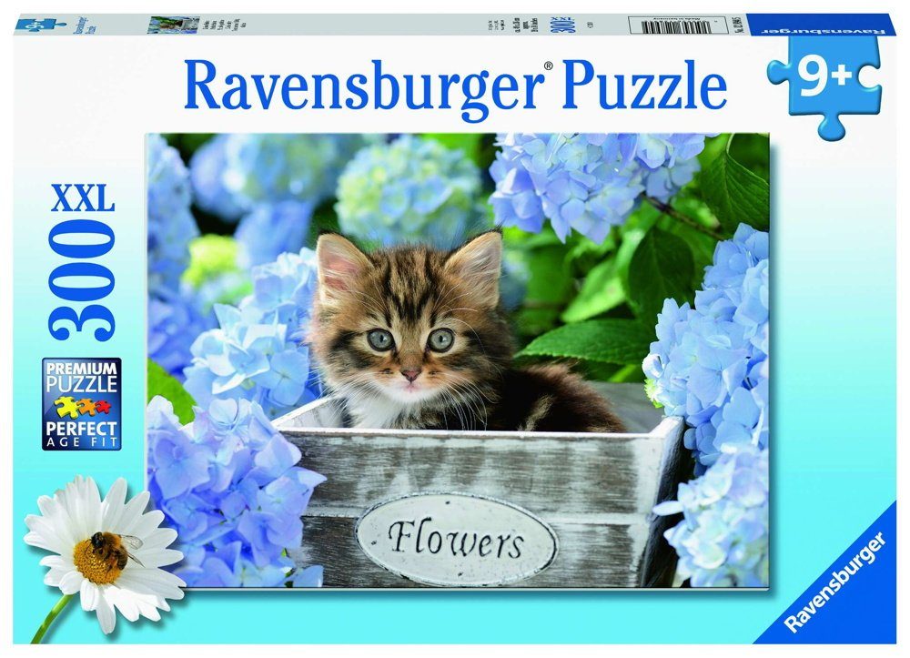 Ravensburger Puzzle 300 Teile Ravensburger Kinder Puzzle XXL Kleine Katze 12894, 300 Puzzleteile