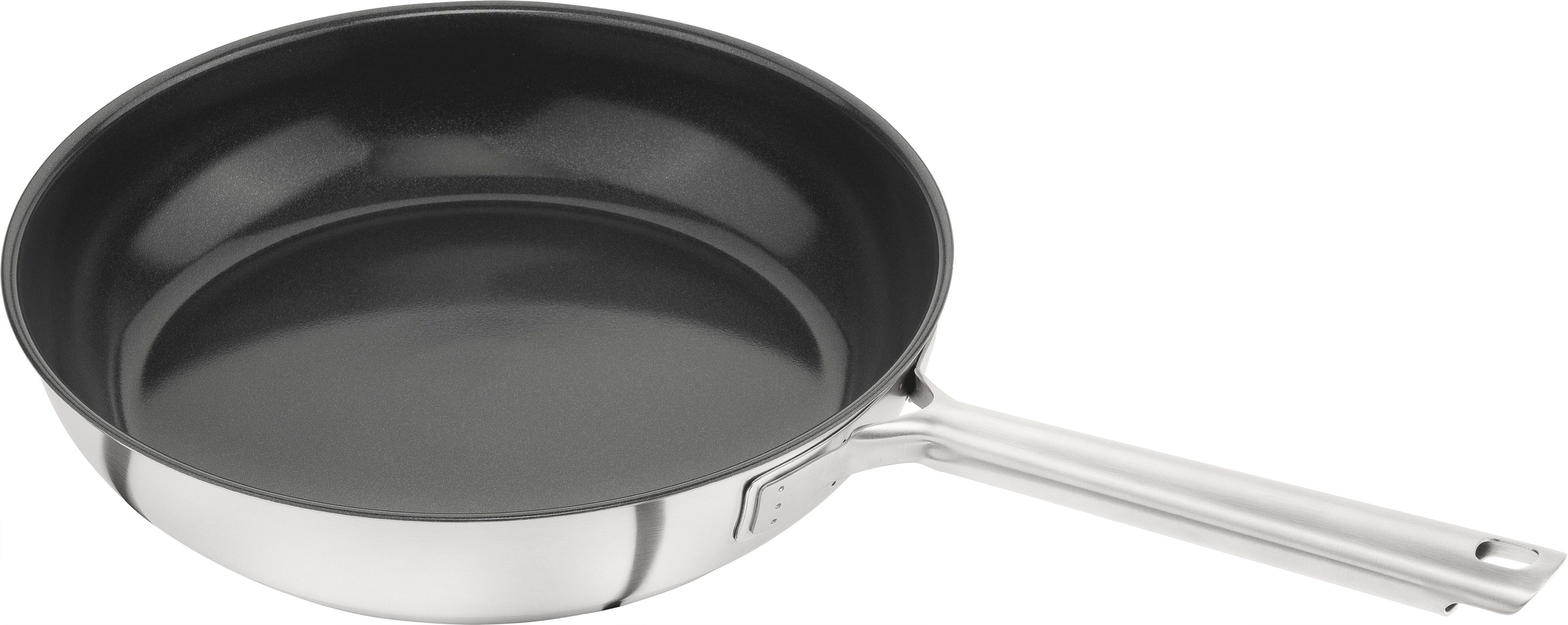 Zwilling Bratpfanne TrueFlow, Edelstahl 18/10 (1-tlg), Keramik-Antihaftbeschichtung, 18/10 Edelstahl, Rostfrei, Induktion