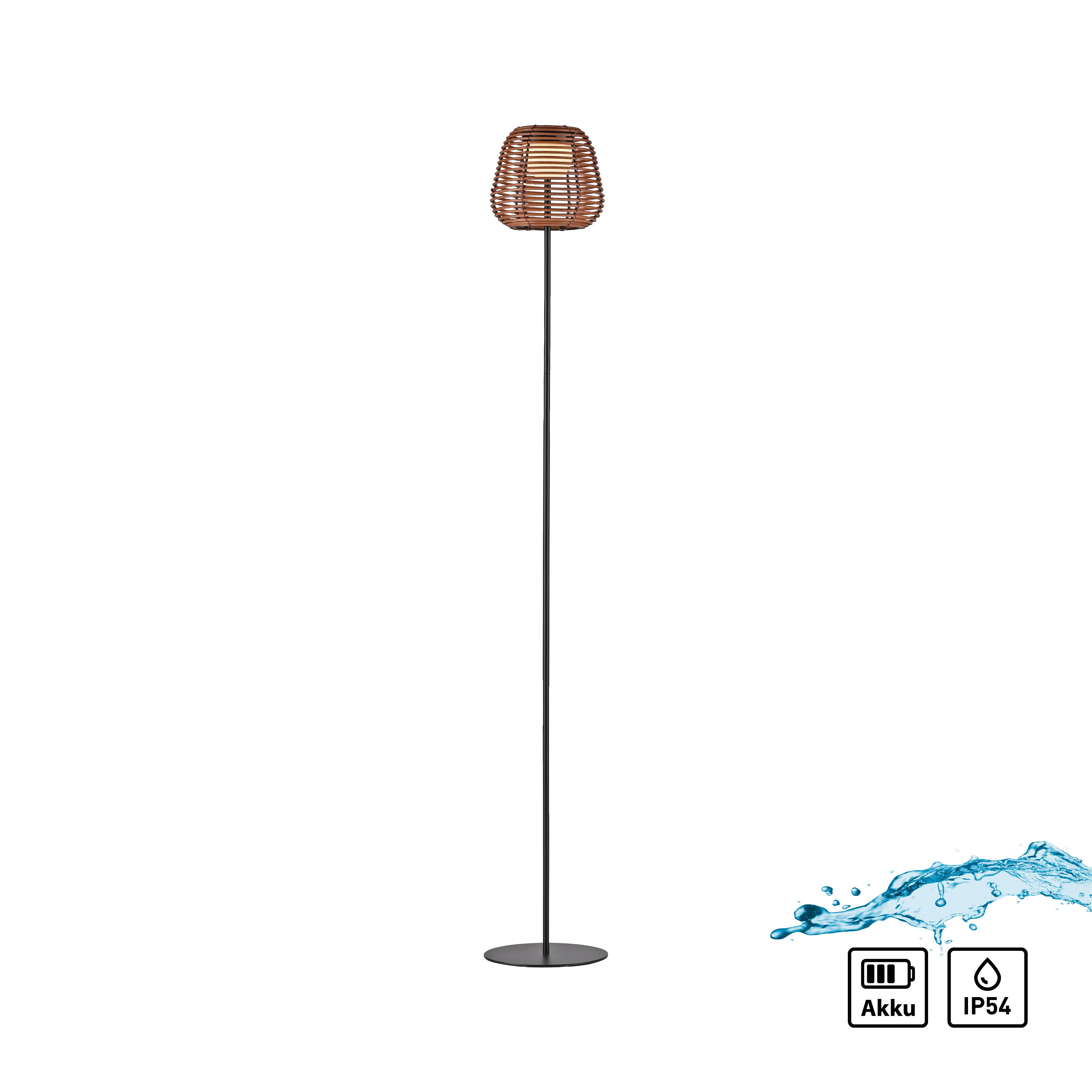 JUST LIGHT Stehlampe ASKIA, Dimmfunktion, LED günstig online kaufen