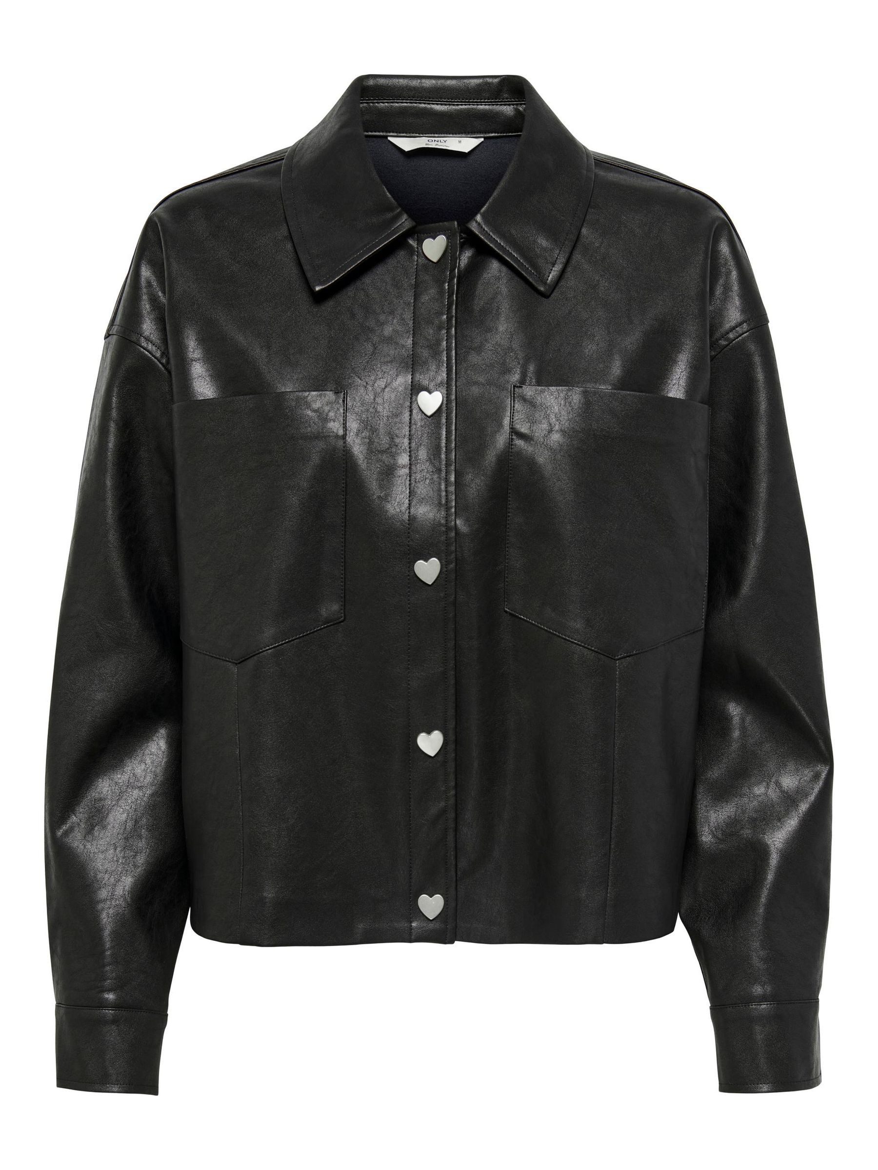 ONLY Lederjacke ONLCAMILA FAUX LEATHER JACKET CC PNT