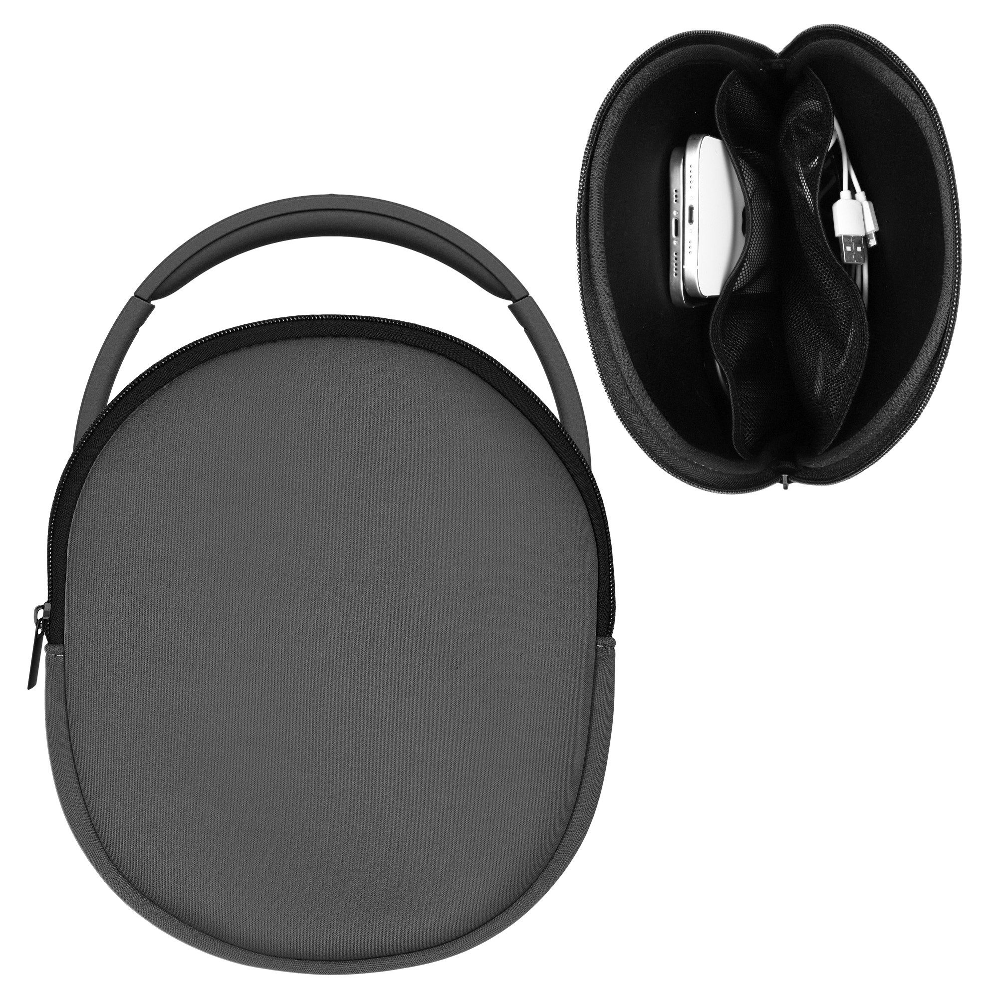 kwmobile Kopfhörer-Schutzhülle Hülle für DOQAUS / H390 / WH-CH520 / WH-CH510 / Evolve 2 75 Neopren, Case für Headset aus robustem Neopren Stoff