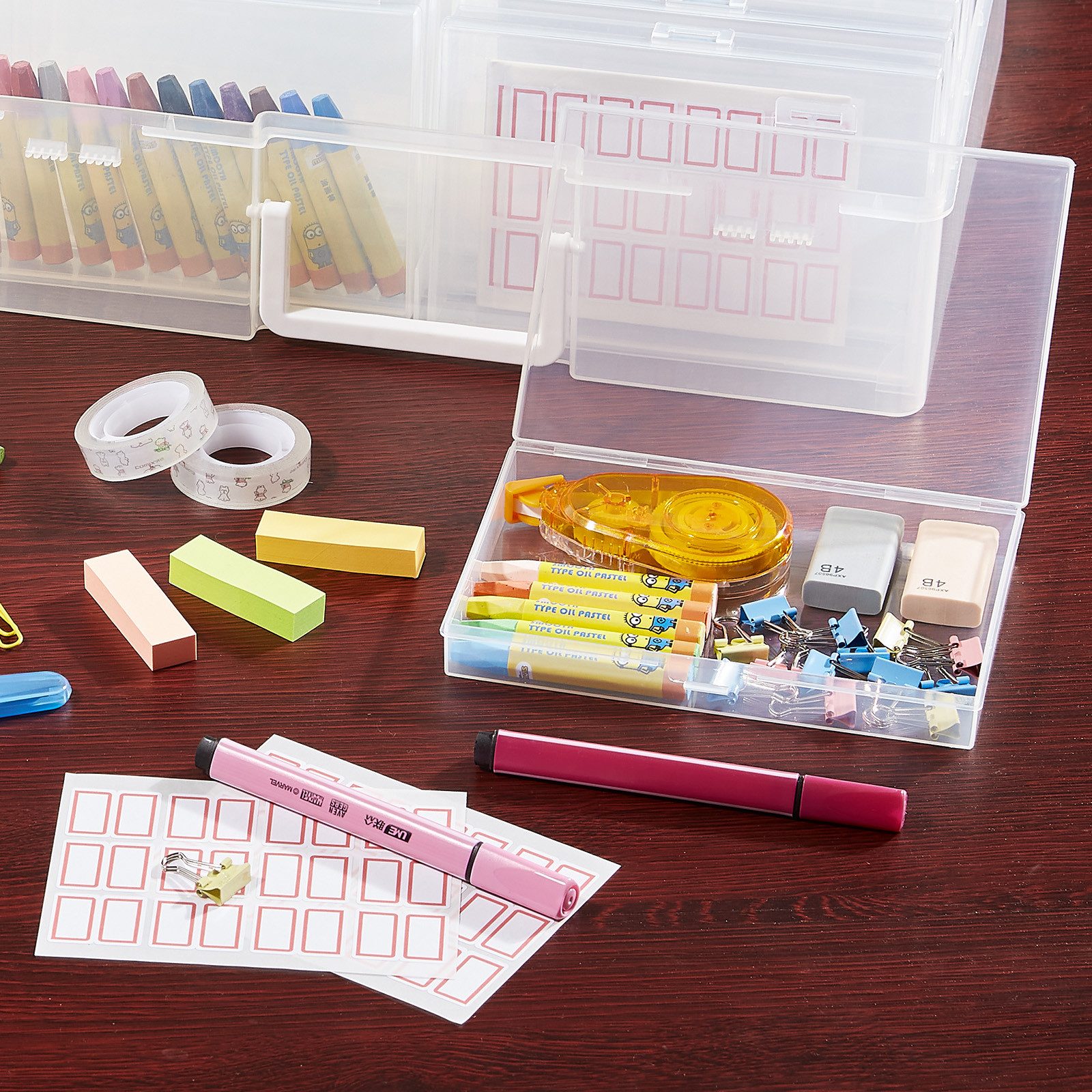 Lifewit Fotobox Foto Aufbewahrungsbox mit 18 PCS innere Fotohalter, Fotobox,Fotoboxen