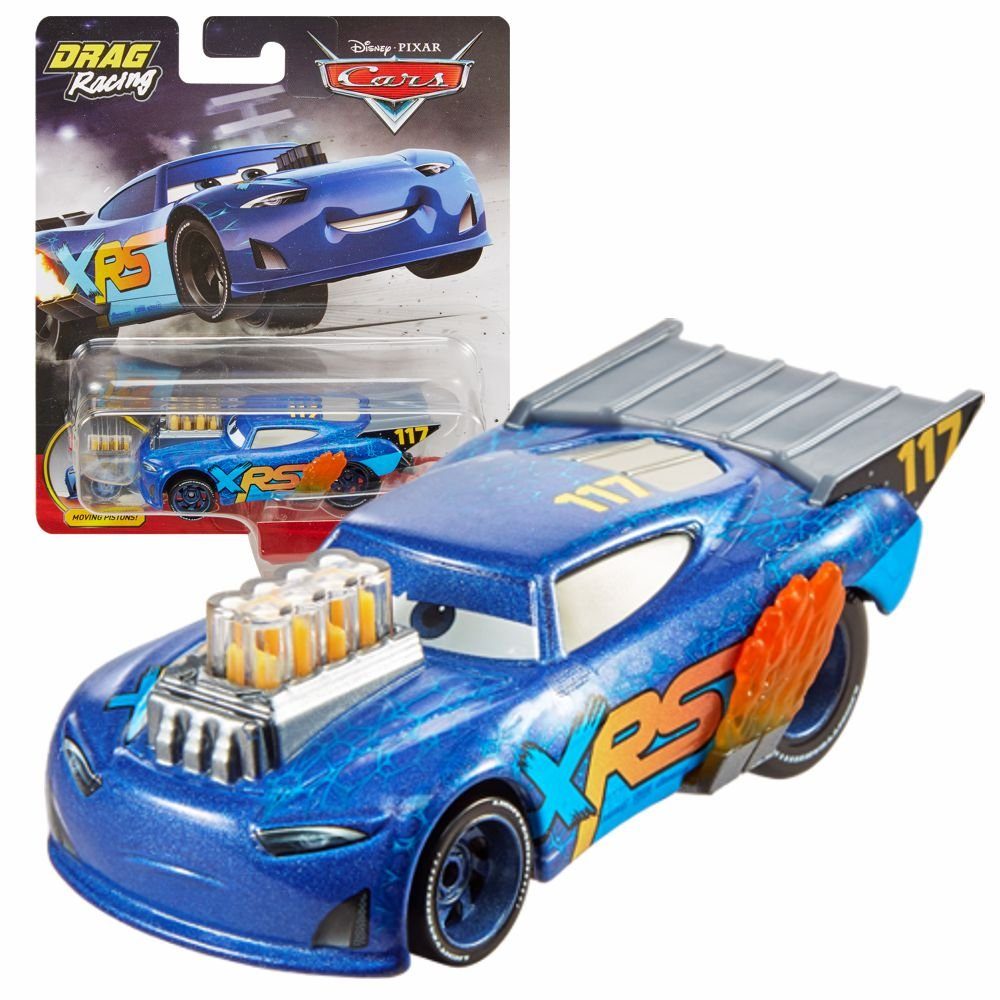 Disney Cars Spielzeug-Rennwagen Drag Racing Auto Disney Cars Cast 1:55 Fahrzeuge Mattel Lil' Torquey