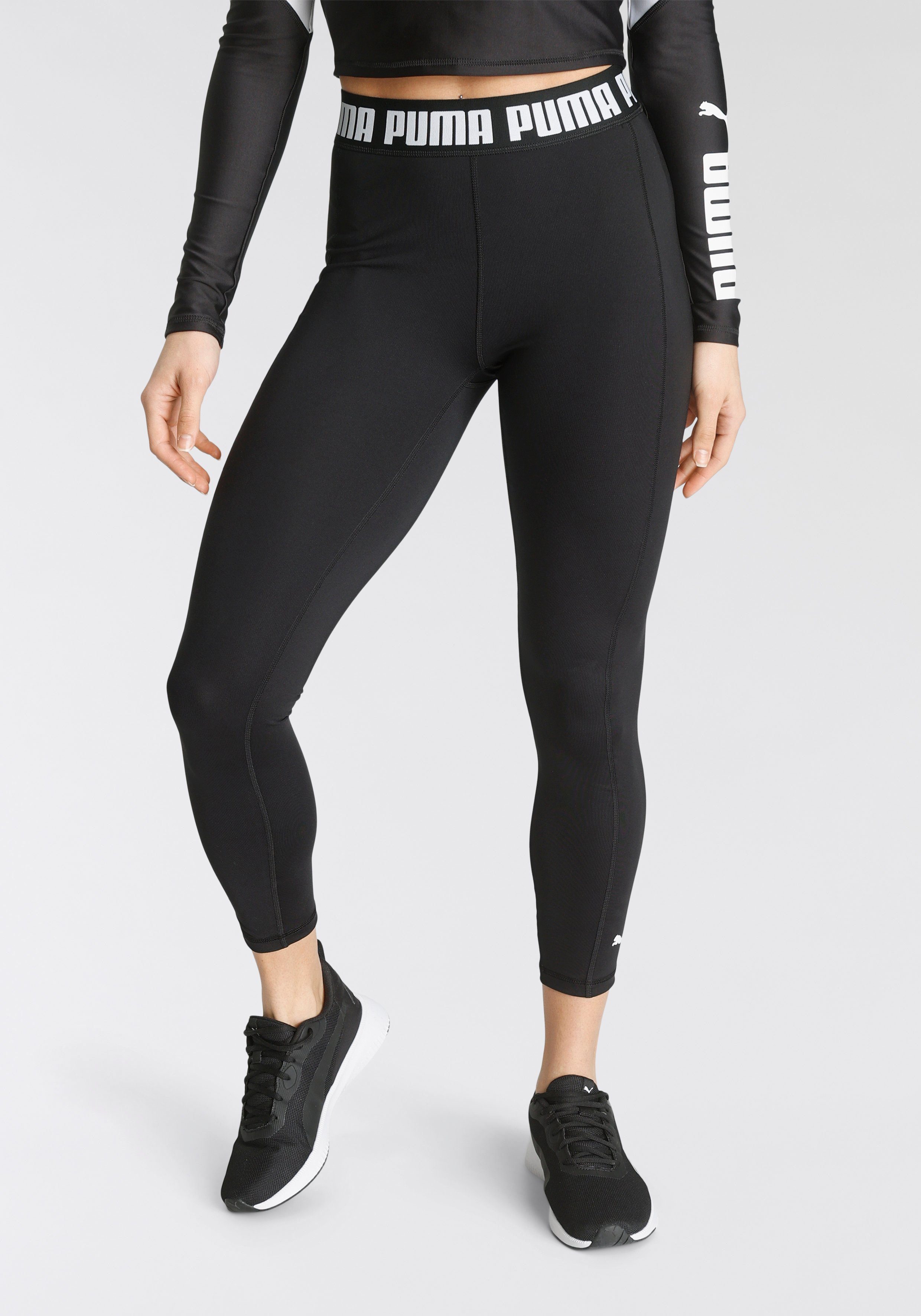 FULL Black TIGHT Leggings PUMA STRONG Puma WAIST HIGH TRAIN