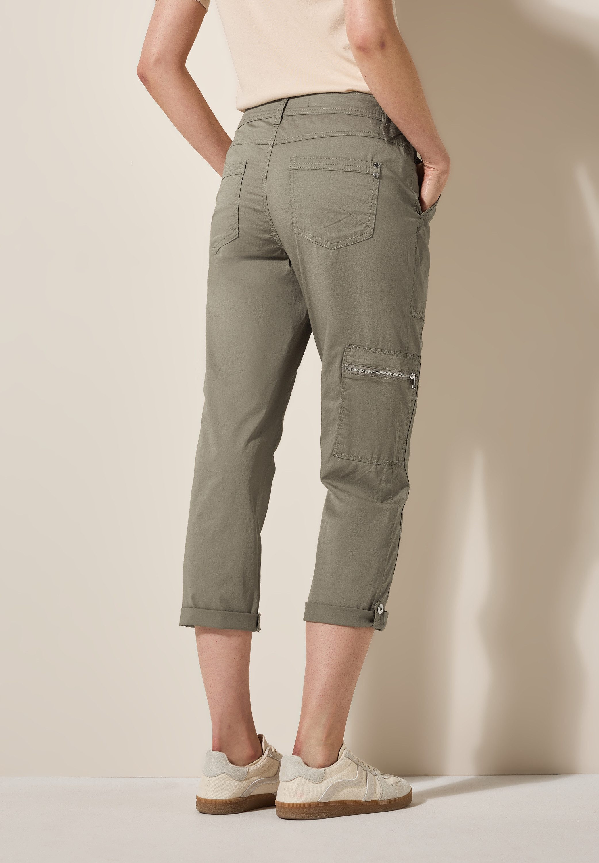 Cecil Cargohose aus Baumwolle mit Stretchanteil günstig online kaufen