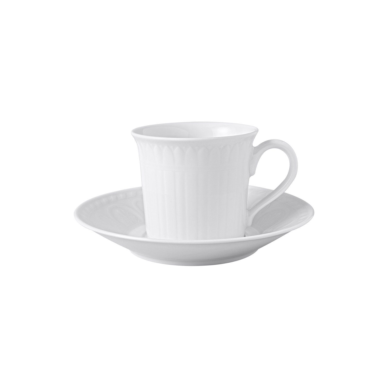 Villeroy & Boch Tasse Cellini Kaffeetasse mit Untertasse 200 ml 2er Set, 2-tlg., Porzellan