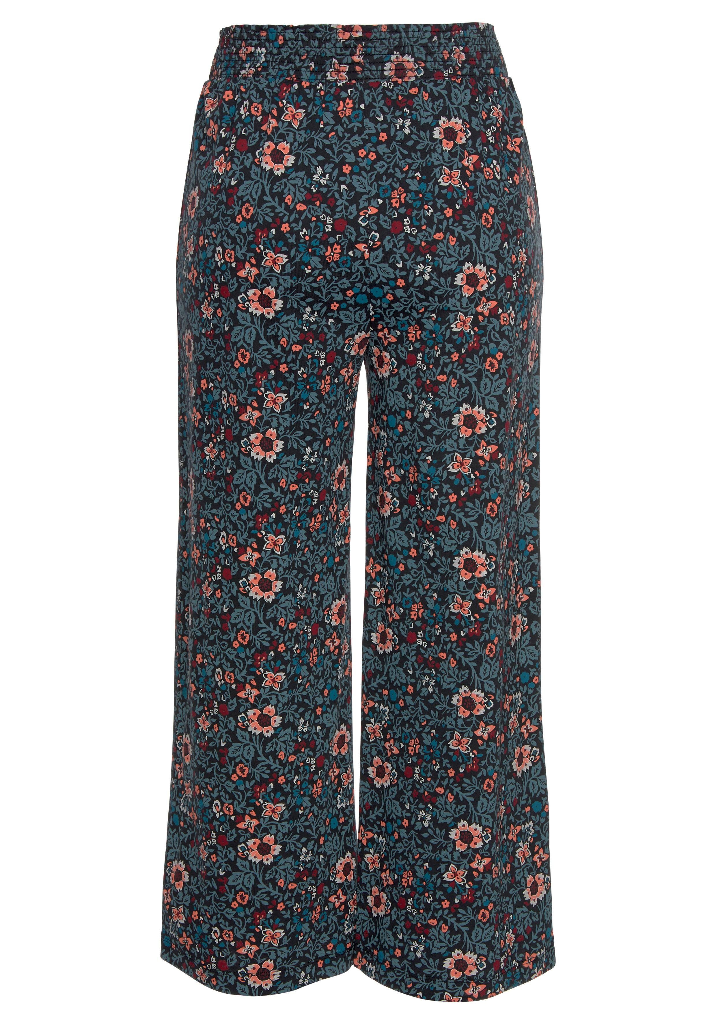 s.Oliver Pyjamahose Elastischer Bund in Smok-Optik