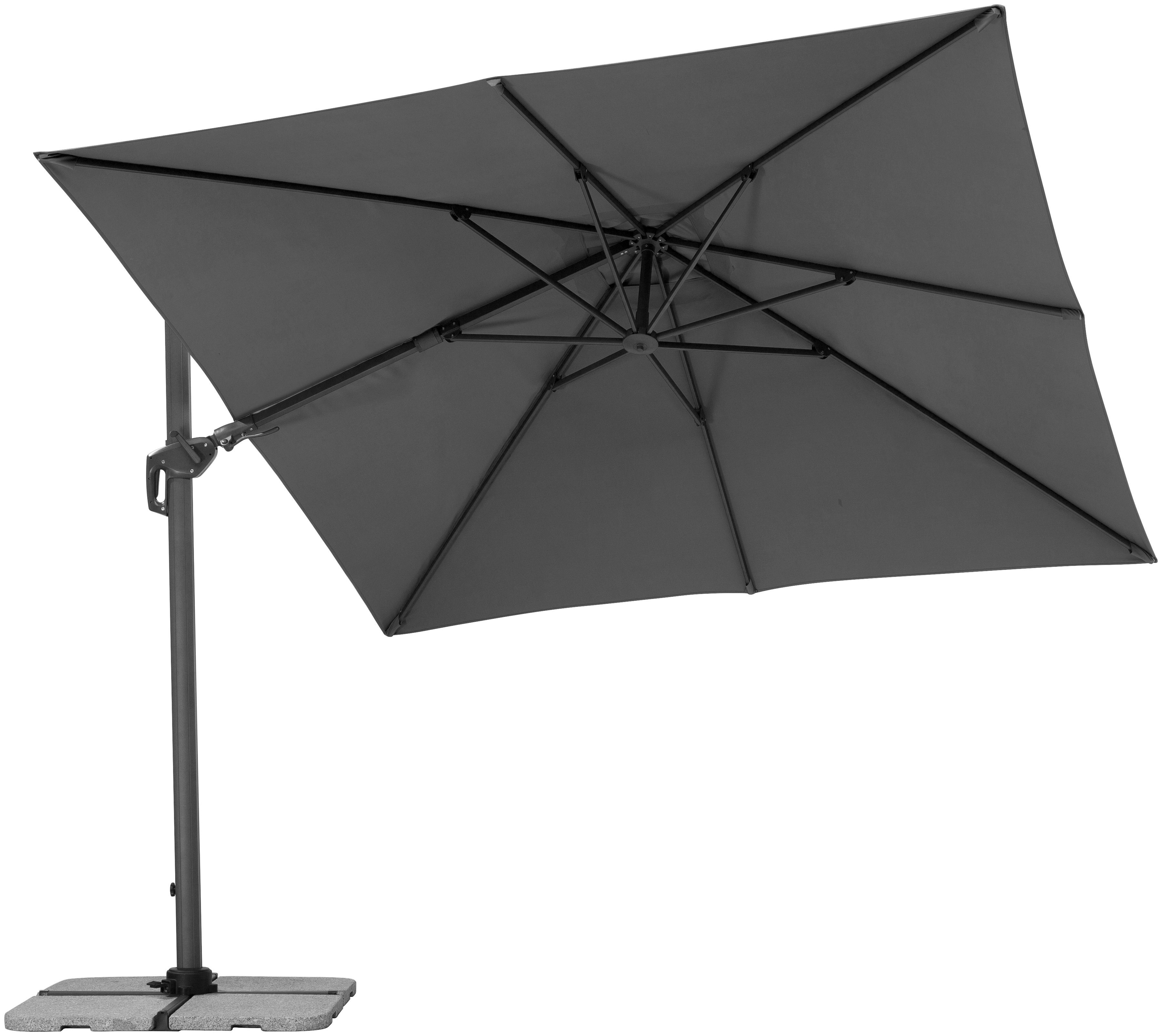 Schneider Schirme Ampelschirm Rhodos Twist, LxB: 300x300 cm, mit Schutzhülle, ohne Wegeplatten – Bild 4 von 5