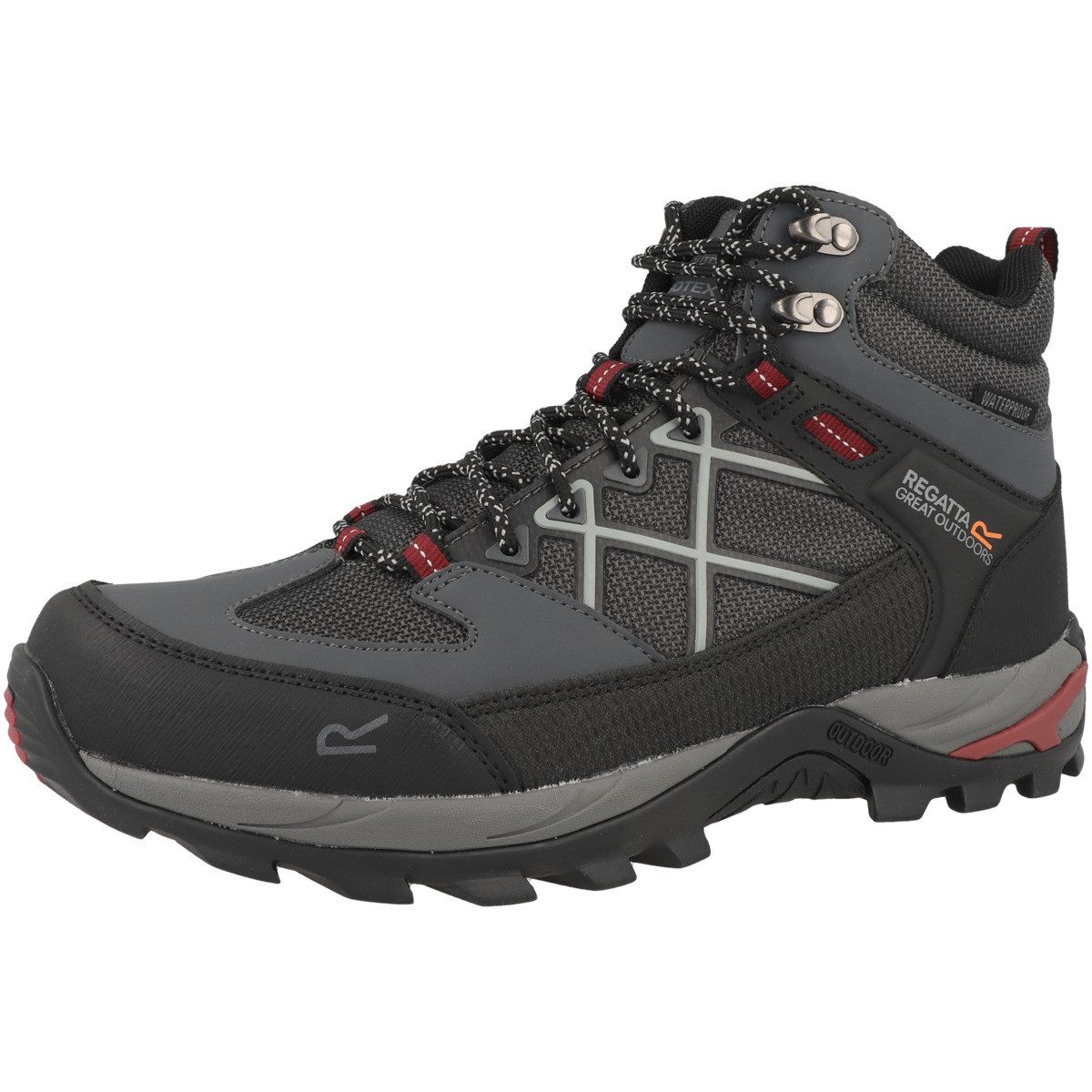 Regatta Samaris III Herren Outdoorschuh Wanderschuhe, Trekking, Hiking, Freizeitschuhe, Schnürschuhe