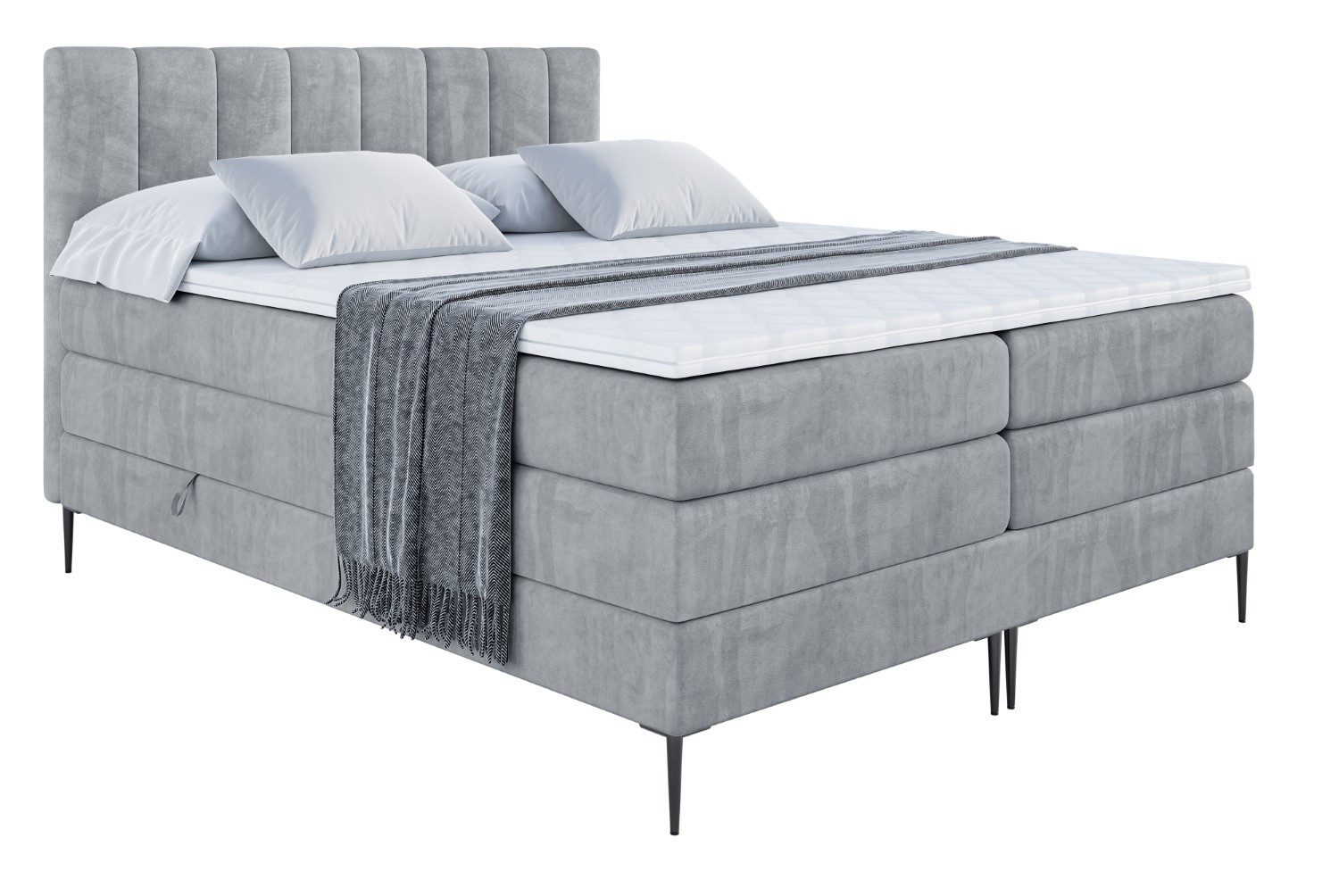 ALTDECOR Boxspringbett OTTA-F KING (Multipocket-Matratze H4, günstig online kaufen