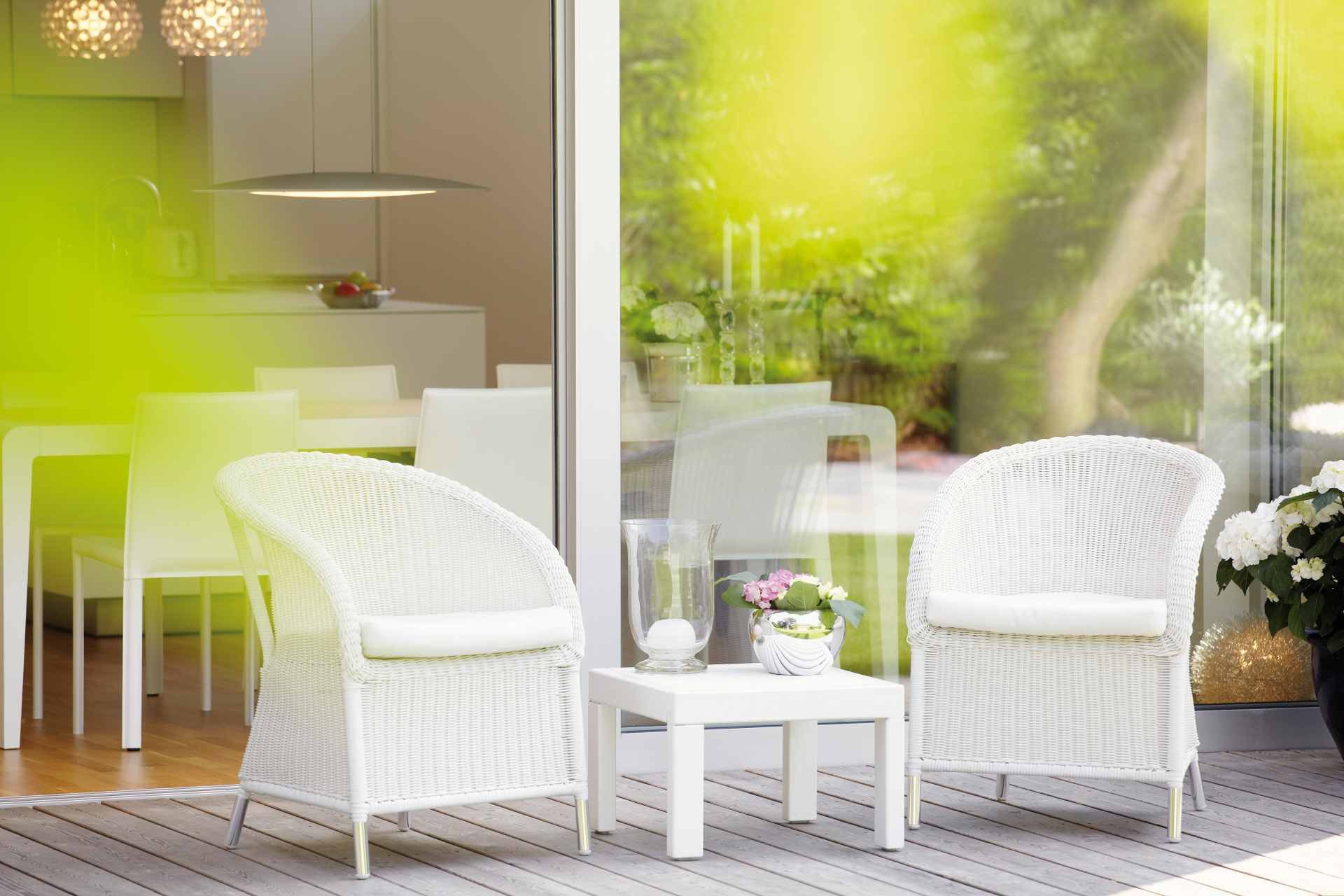 jankurtz Gartensessel Romantik, Weiß