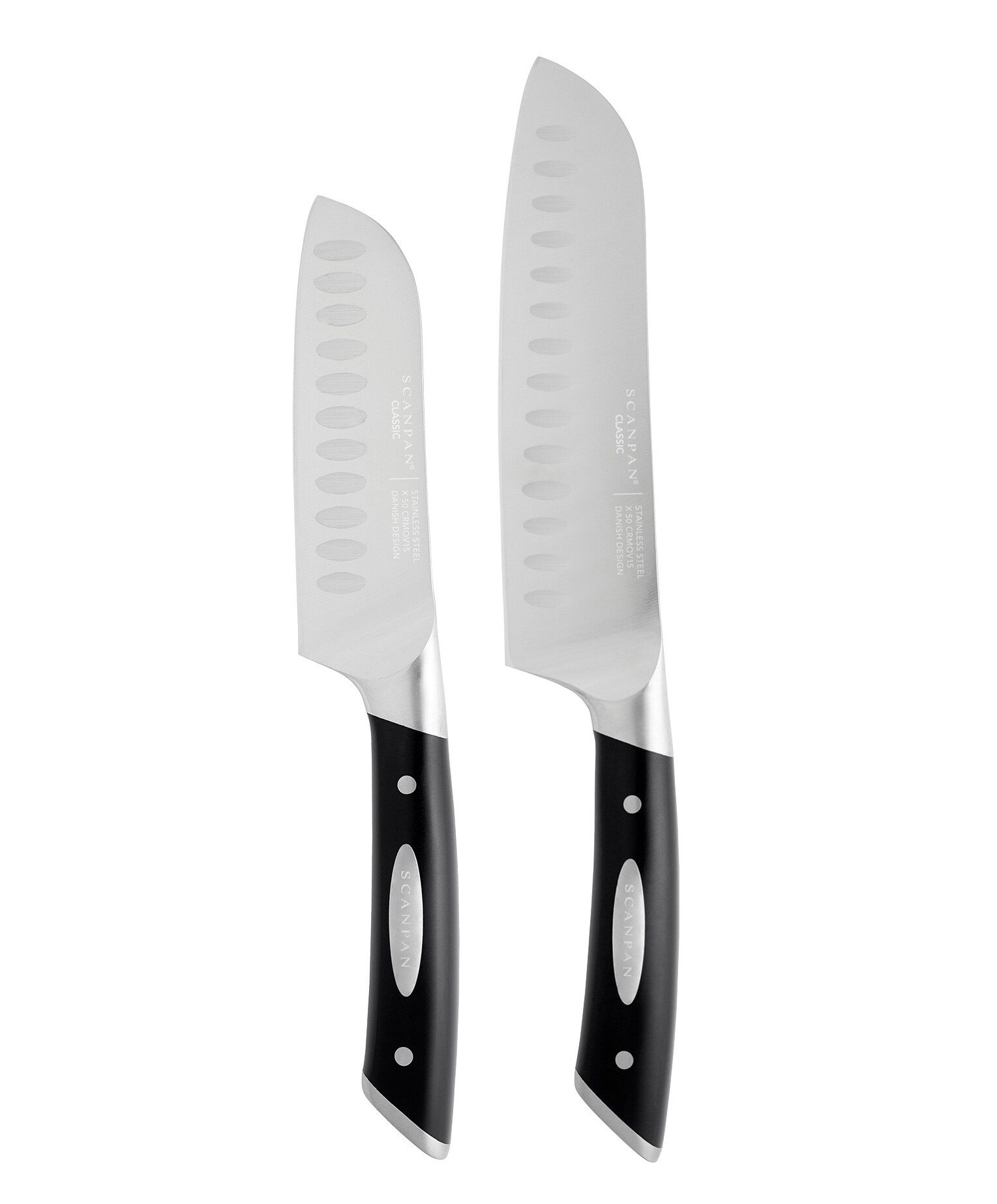 SCANPAN Kochmesser SCANPAN- 2-tlg. Santoku-Set - Classic
