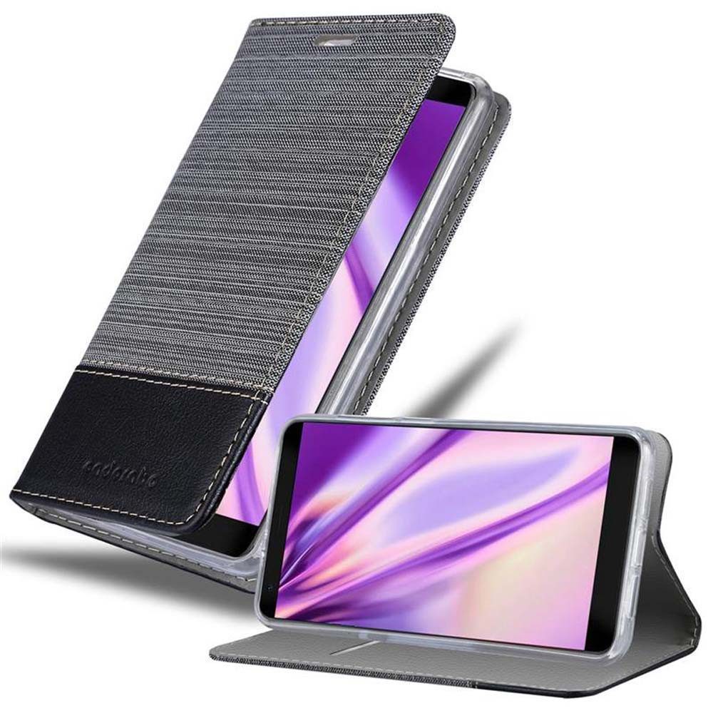 Cadorabo Handyhülle für ZTE Blade V9 Hülle ZTE Blade V9, Klappbare Handy Schutzhülle - Hülle - mit Standfunktion und Kartenfach