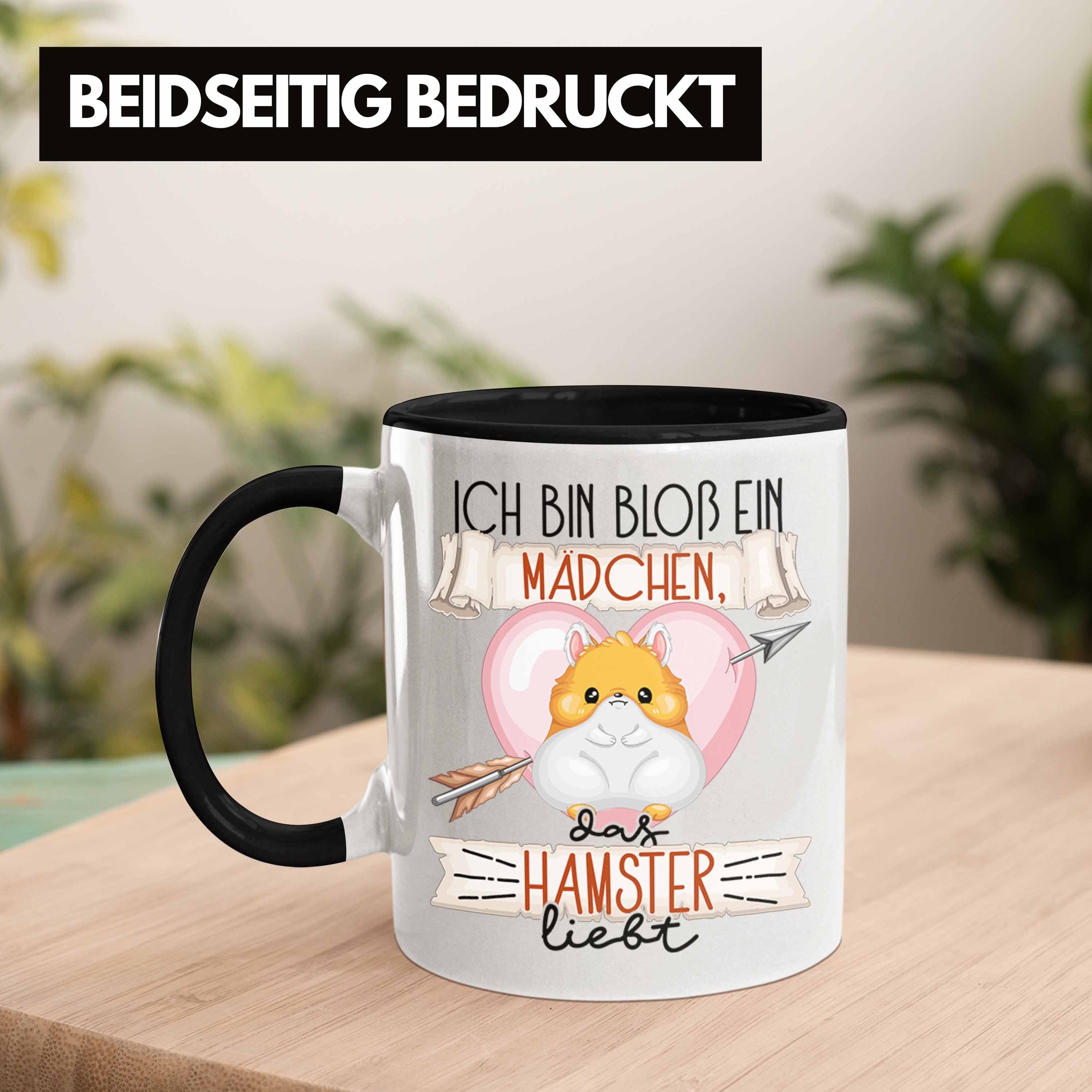 Hamster Bin Geschenk Ich Frauen Ein Bloß Schwarz Lie Mädchen Trendation Tasse Tasse Das Hamster