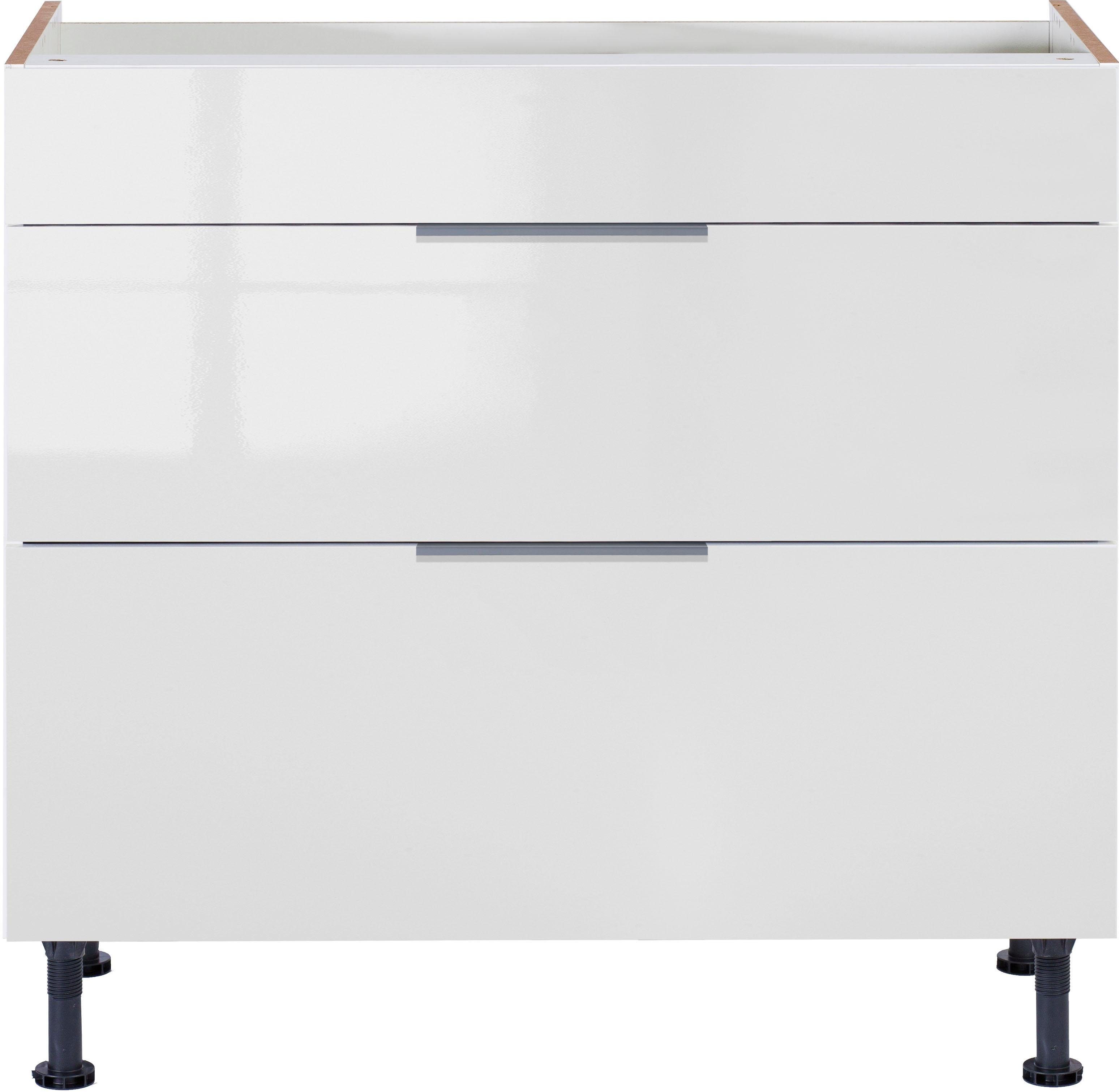 OPTIFIT Kochfeldumbauschrank Tara mit Vollauszug und Soft-Close-Funktion, Breite 90 cm