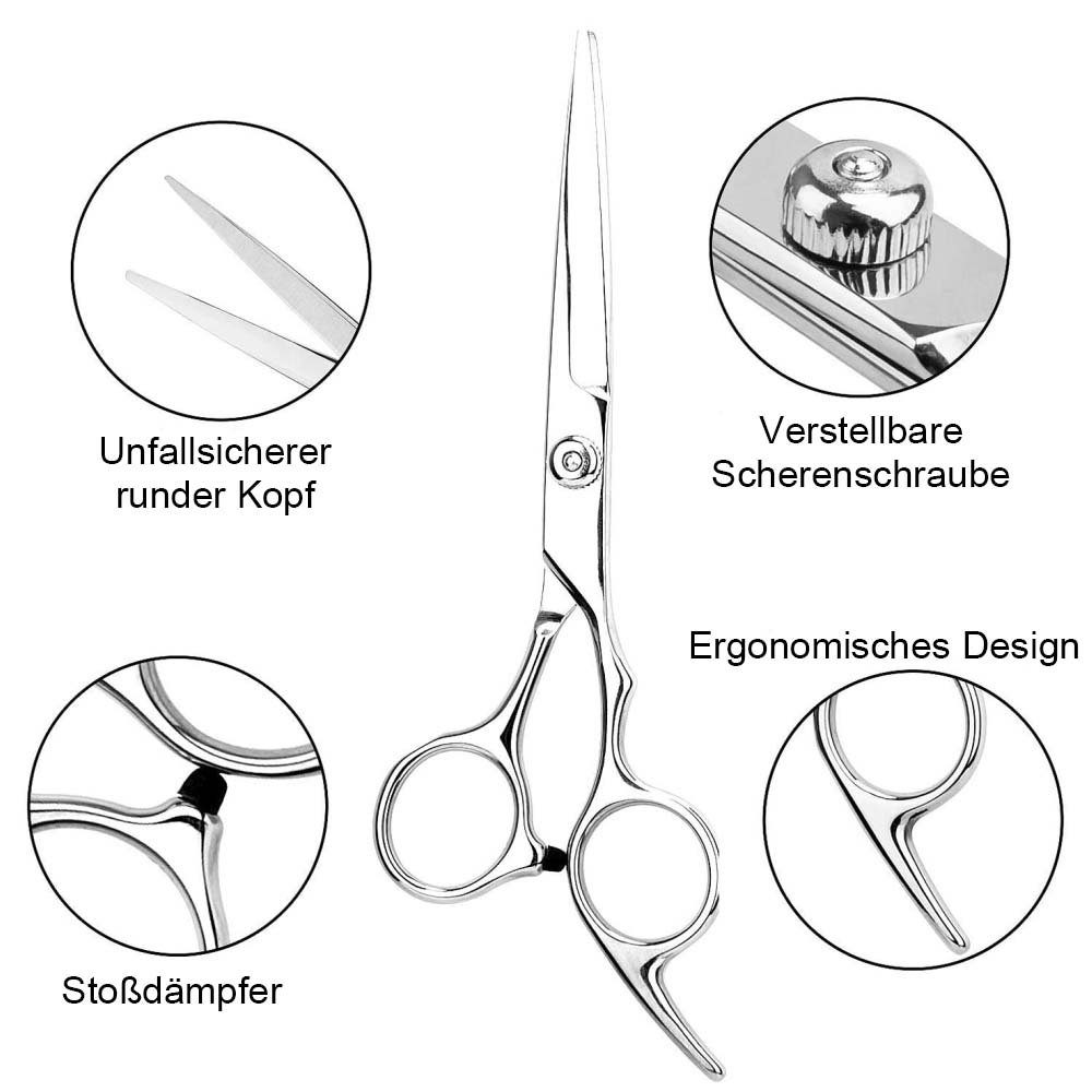 Haarschere Set Haarschneideschere,Friseurscheren Jormftte