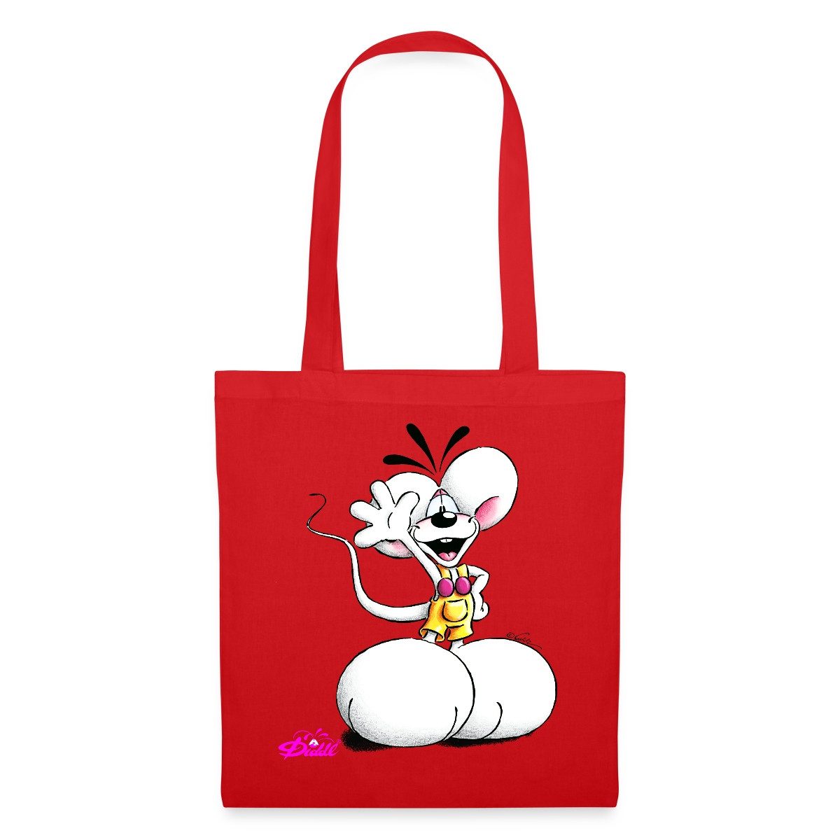 Spreadshirt Henkeltasche Diddl Diddlmaus Coole Pose günstig online kaufen