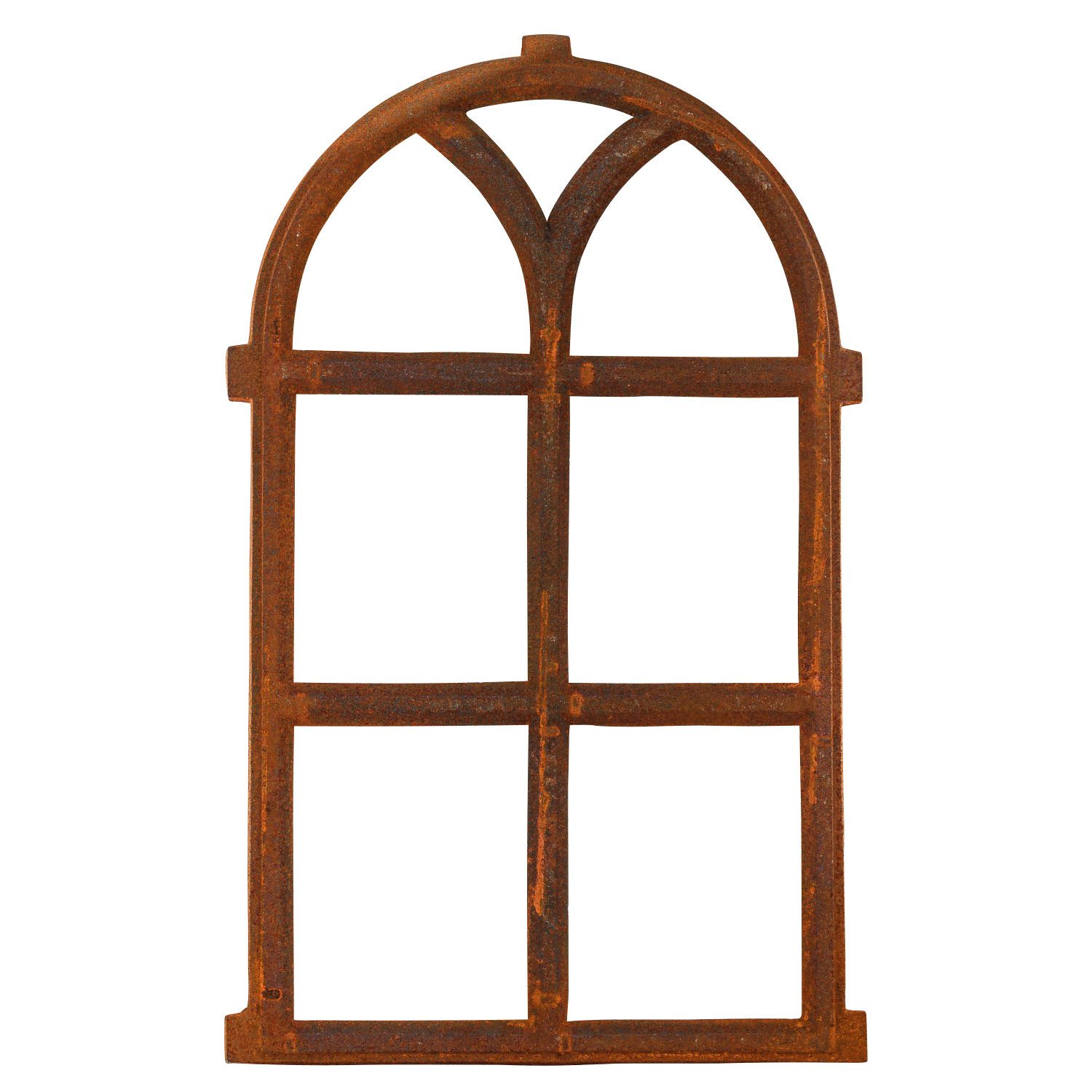 Dekoobjekt Nostalgie Stallfenster 68x40cm Eisenfenster Eisen Fenster Rahmen Rost