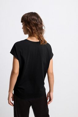Next T-Shirt Kurzärmeliges Glitzer-T-Shirt (1-tlg)