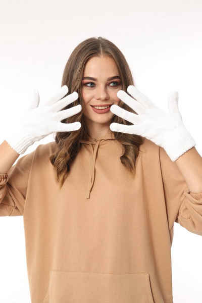 herémood Strickhandschuhe Handschuhe Winterhandschuhe Rippstrick Strickhandschuhe Damen Herren