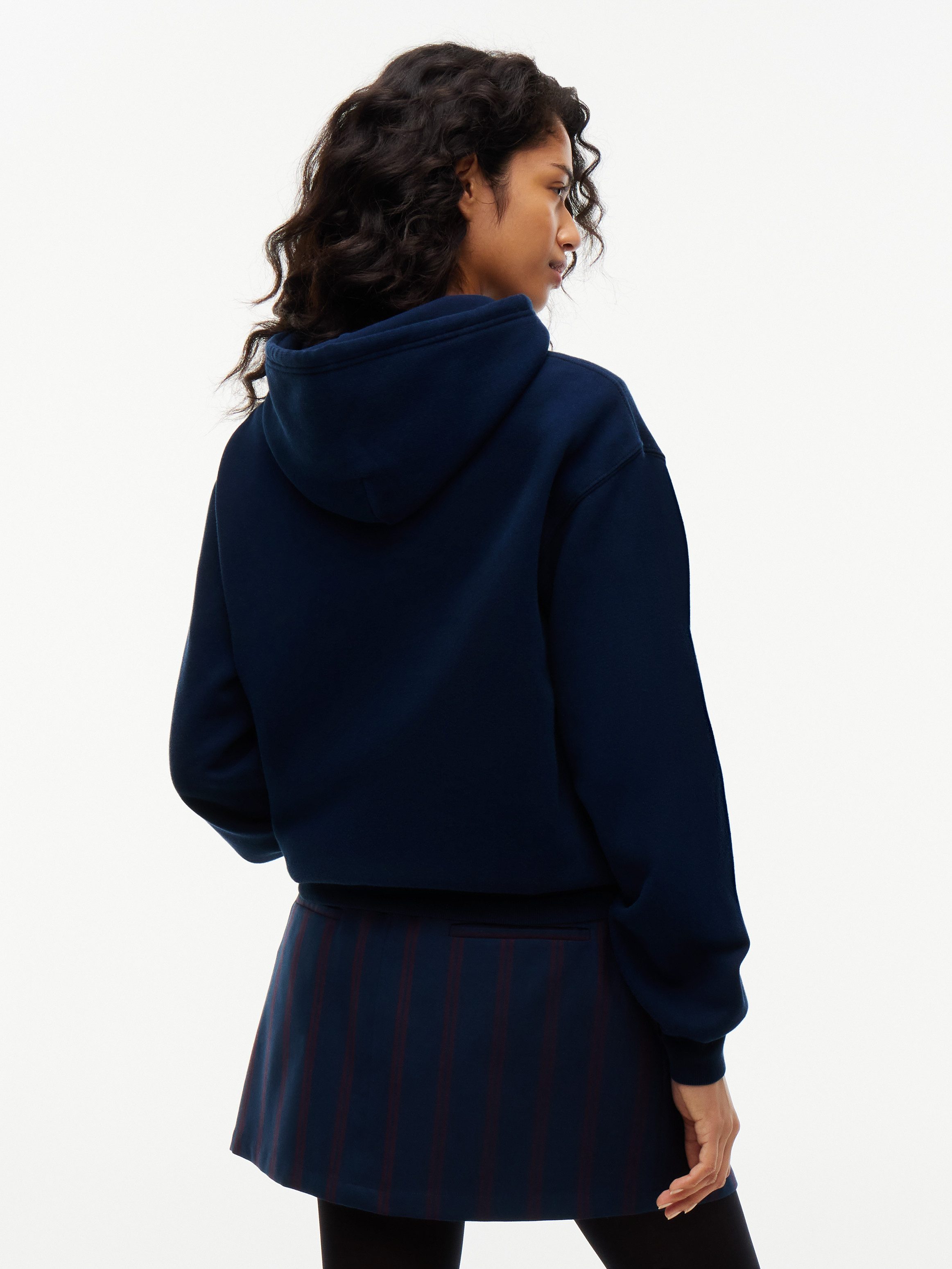 Tommy Jeans Kapuzensweatshirt TJW BADGE HOODIE EXT Baumwollmischung