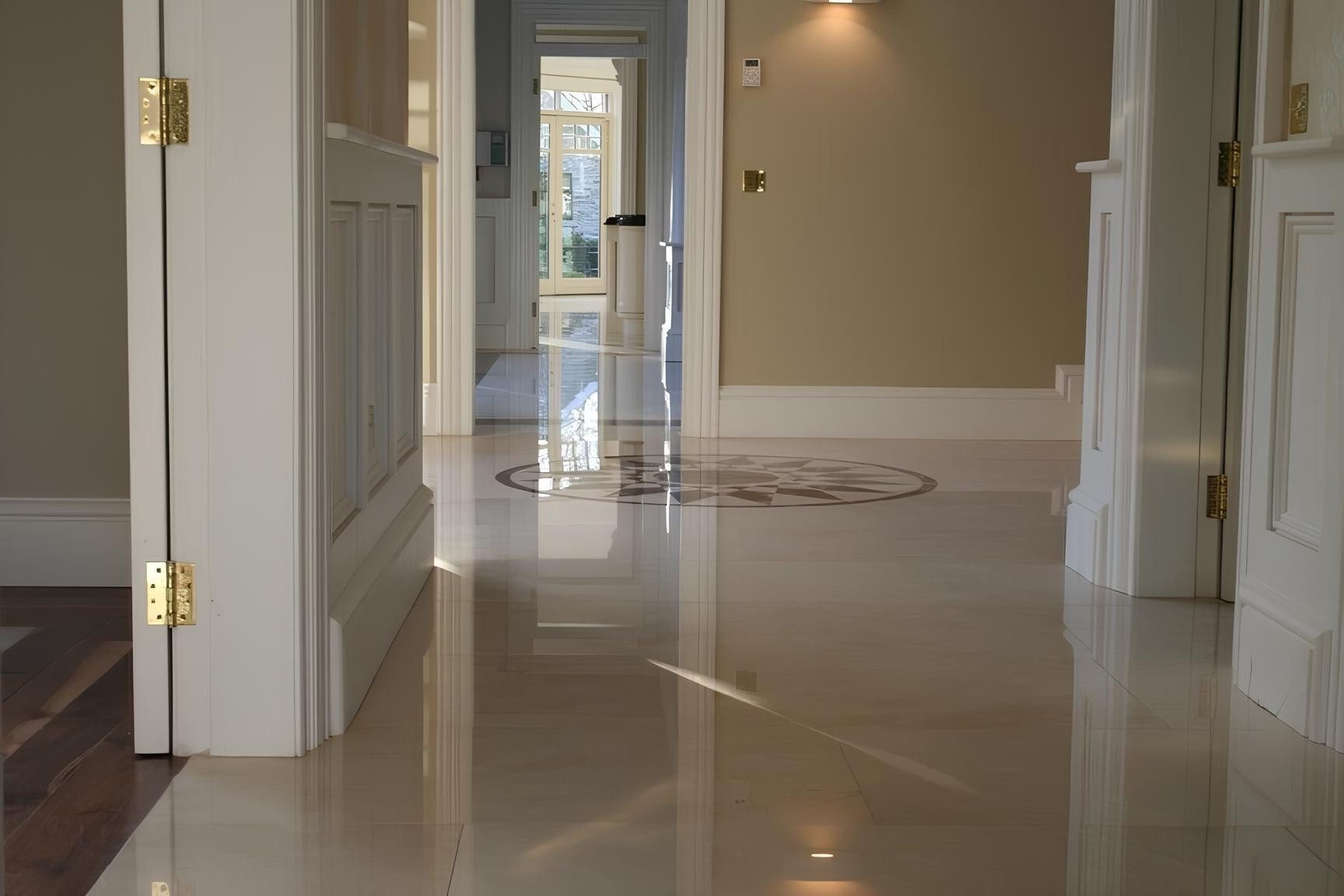 Xlmoebel Bodenfliese 60 mal 60 Zentimeter 26 Quadratmeter Luxus Marmor Bodenbelag aus, Marmor, Beige, Marmor Crema Marfil 30 m², Hergestellt in Europa