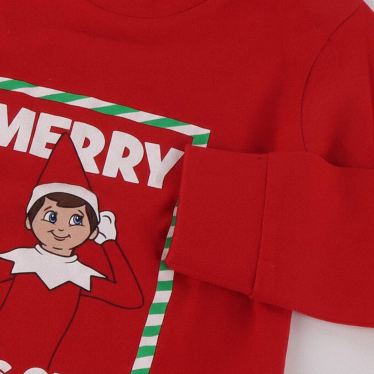 Cerda Pyjama The Elf Erwachsene Pyjama Weihnachten Baumwollmix Zweiteiler Lang