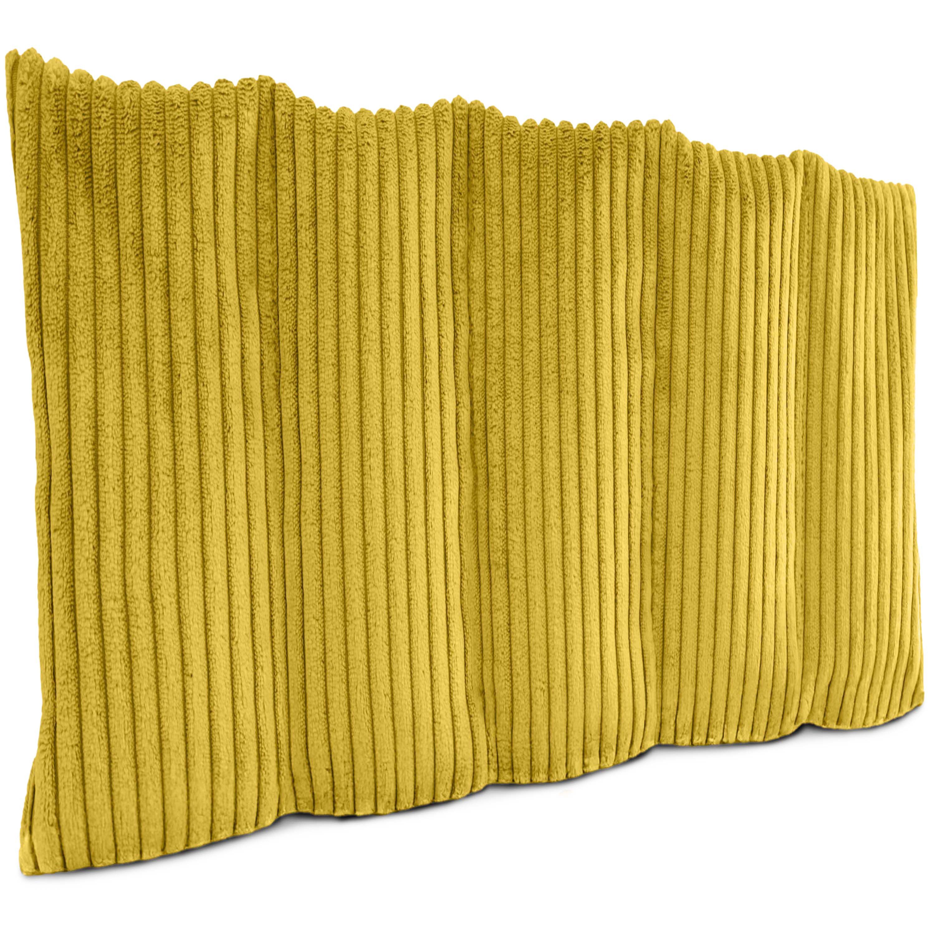 Amilian Kirschkernkissen 55x20 cm - Körnerkissen 100 % Kirschkernen - Wärmekissen Kältekissen, ideal für Rücken, Nacken, Schulter, Bauch, Kirschkernkissen für Mikrowelle, Körnerkissen