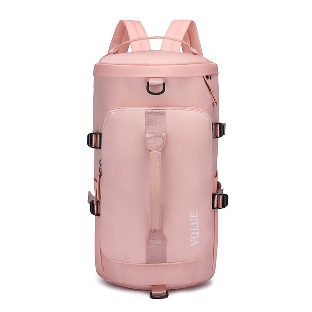 Rouemi Sporttasche Damen Reisetasche mit großer Kapazität, multifunktionale Sporttasche Rosa