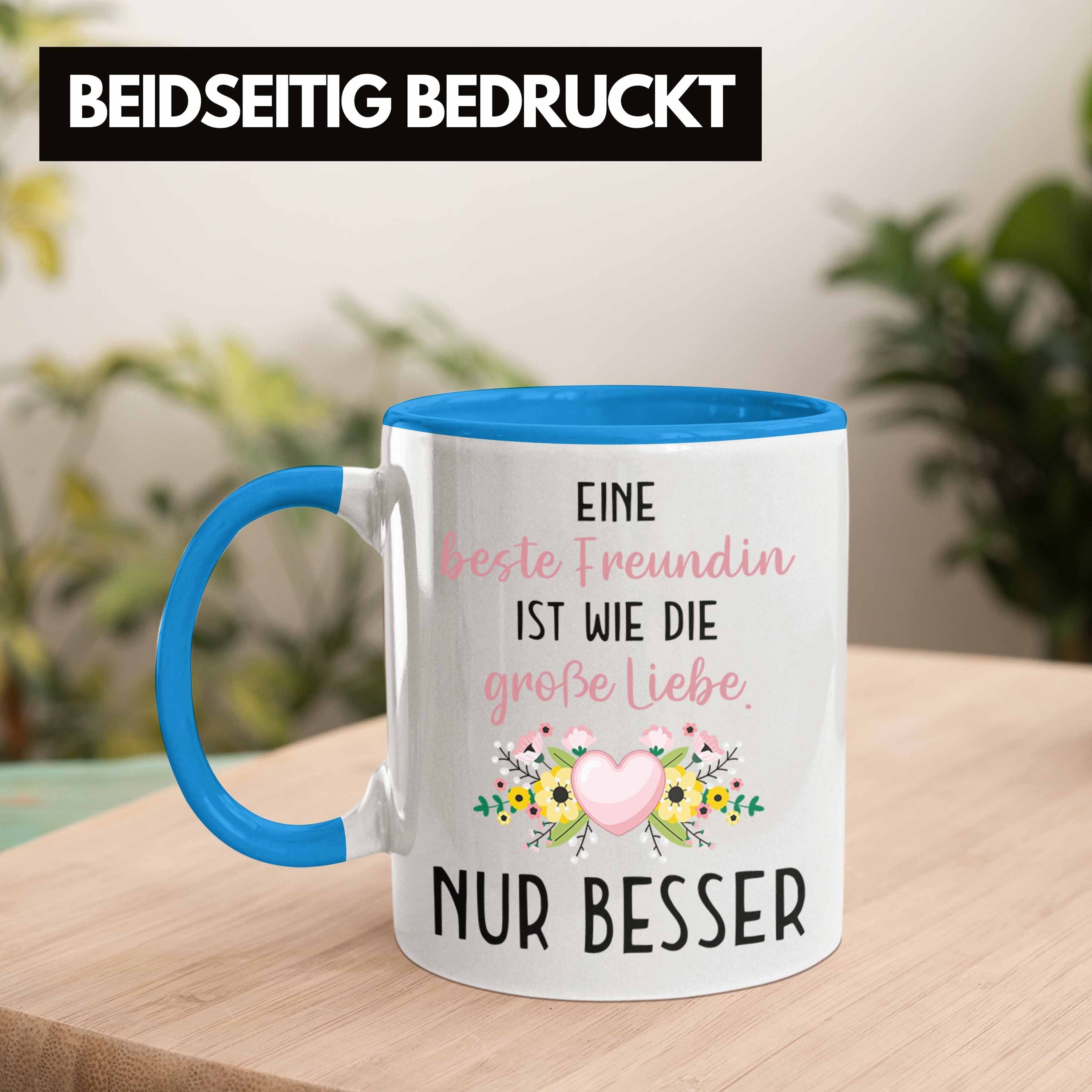 Aller Beste BFF Trendation Blau Beste Tasse Freundin Geschenk Freundin Wie Tasse Geburtstag