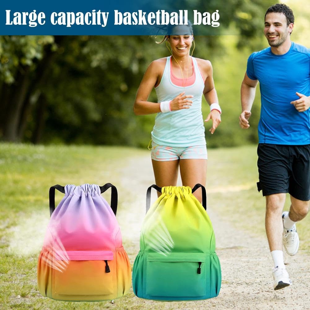 MOPUEA Freizeittasche Basketballtasche mit großem Fassungsvermögen,Kordelzugbeutel für Sport