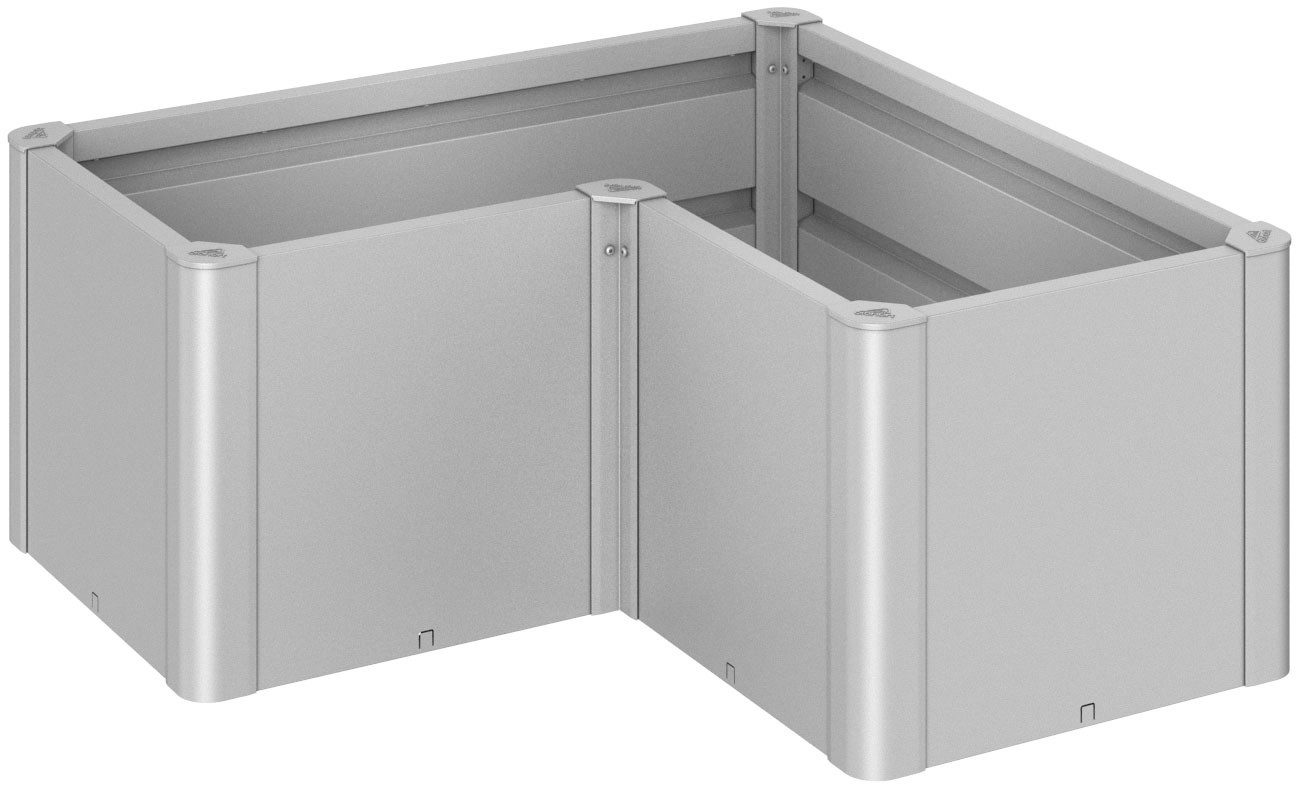 Biohort Hochbeet BELVEDERE L-Form mini 1, verschiedene Farben, 102x102x45 cm, extrem langlebig, aus Metall