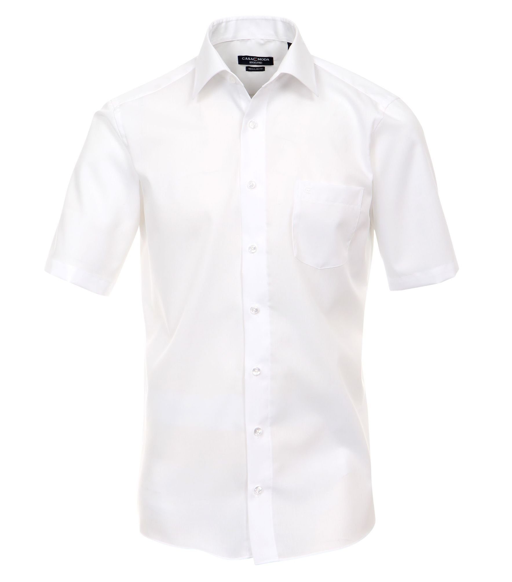 CASAMODA Kurzarmhemd Comfort Fit 1/2 NOS Einfarbig Weiß(0)