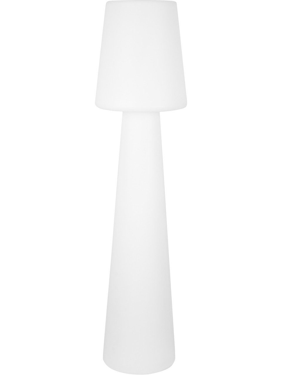smartwares Gartenleuchte Smartwares LED Außen-Stehleuchte IDE-60080 weiß, Inkl. Leuchtmittel, Nicht dimmbar ohne Bewegungsmelder