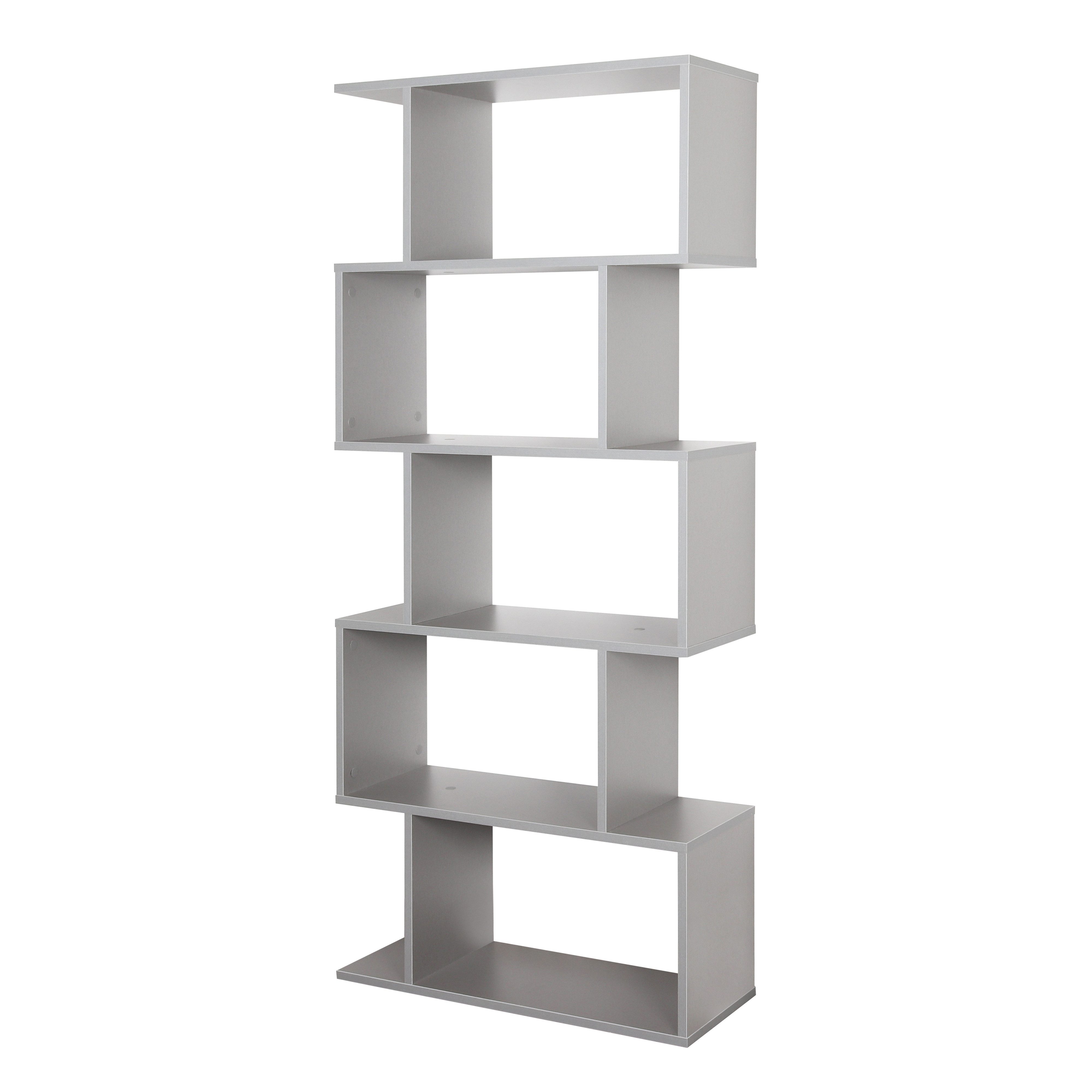 RICOO Standregal WM073-PL, 1-tlg., hohes stehendes Regal schmal, Raumteiler Bücherregal Wohnzimmer