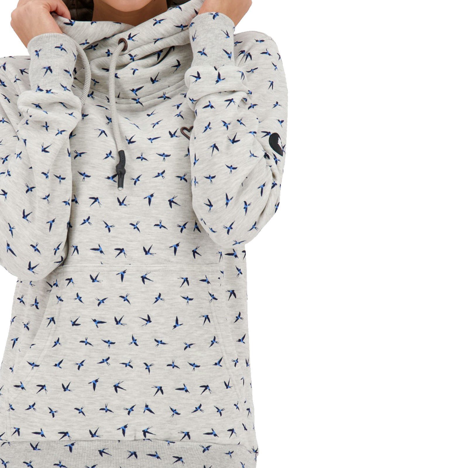 B Kapuzensweatshirt eine SarahAK Kickin & cloudy Alife für feminine Silhouette 0100