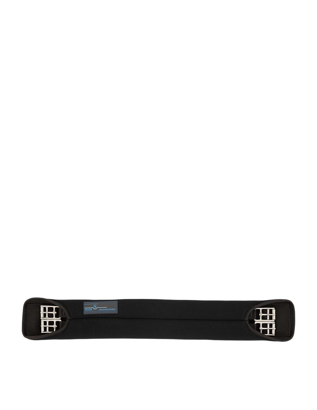 BR Sattelgurte Kurzgurt Evolution Dressur Soft Memory Neopren gerade in schwarz