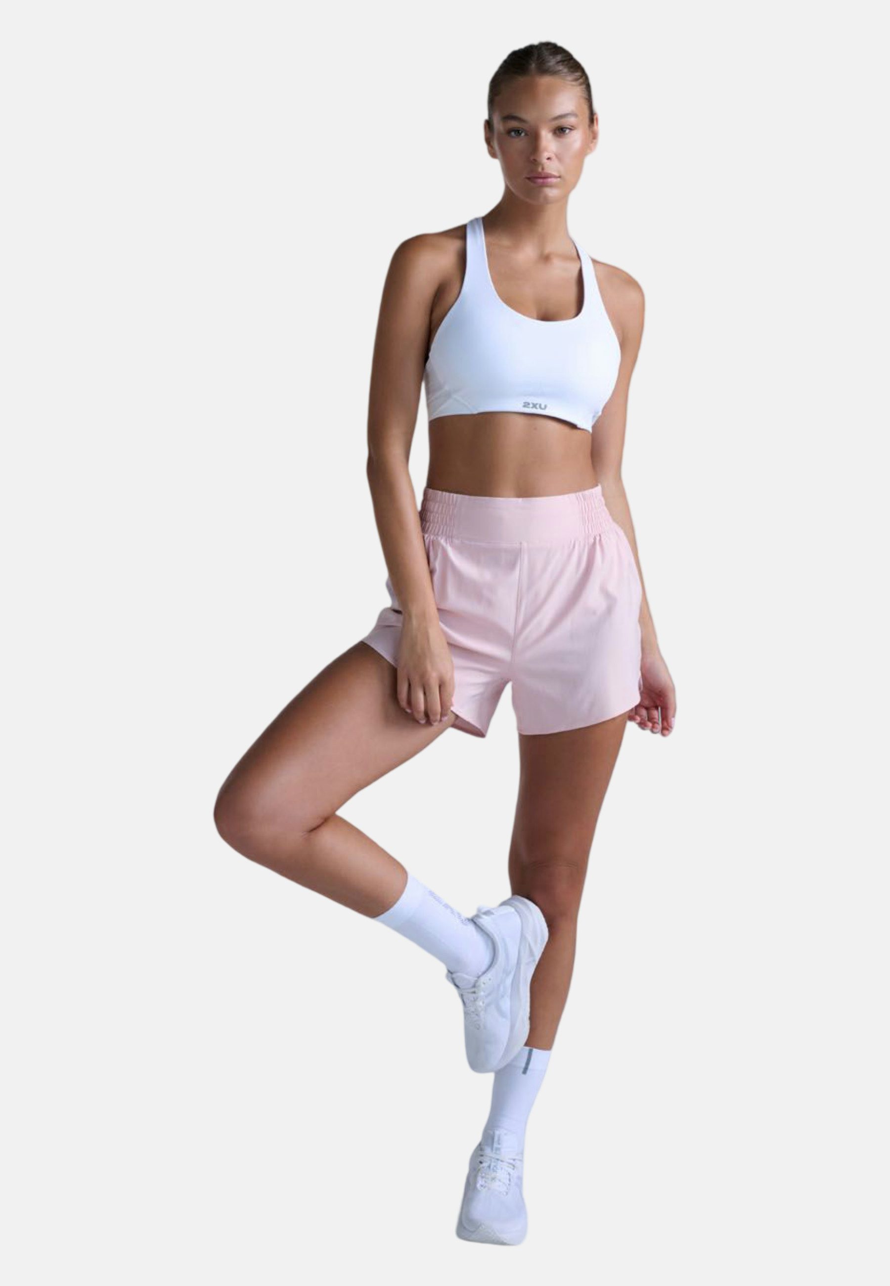 2xU Lauftights Aero Hi-Rise 4 Inch Shorts (1-tlg)