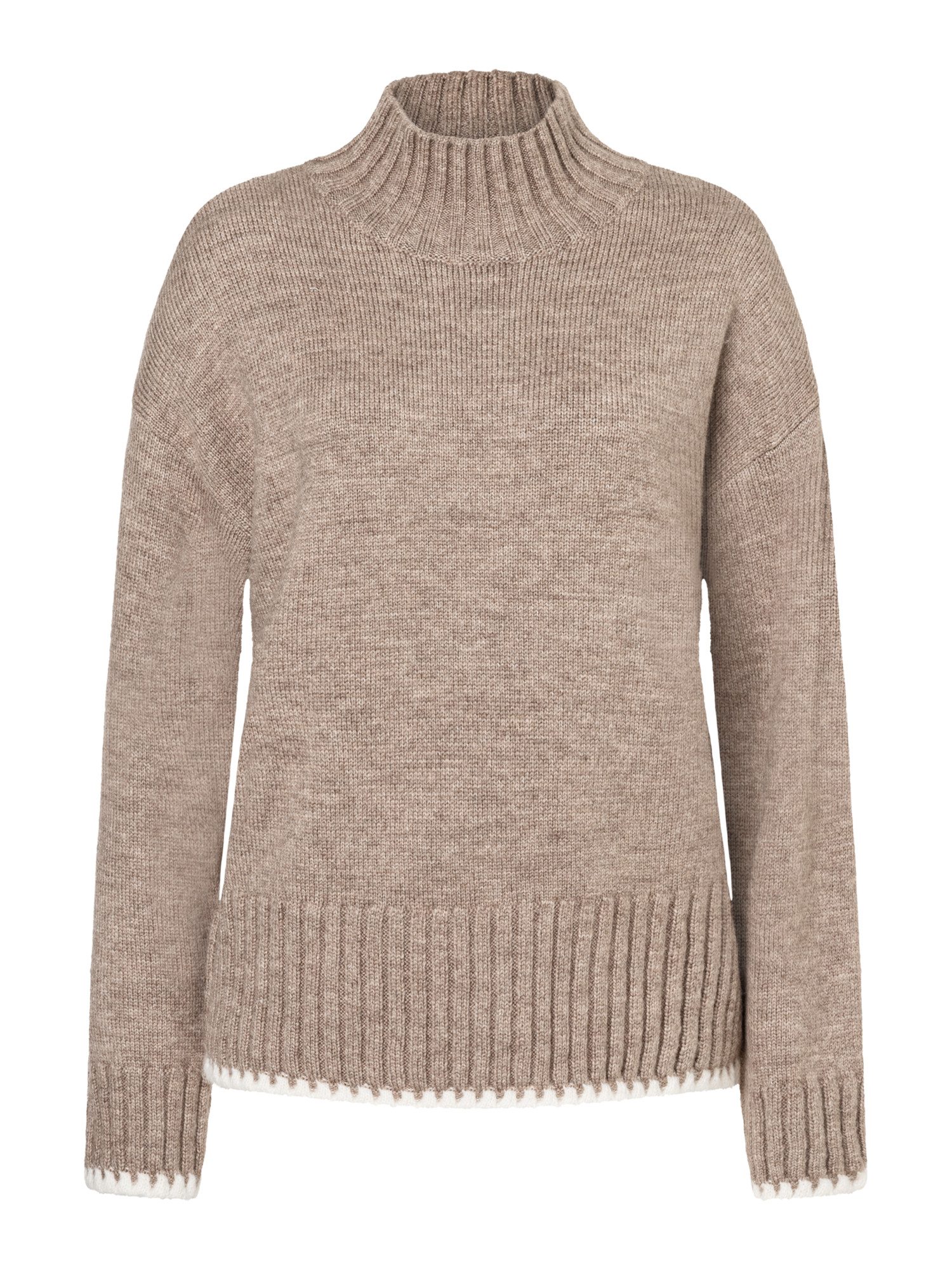 MORE&MORE Rundhalspullover softer Strickpullover günstig online kaufen