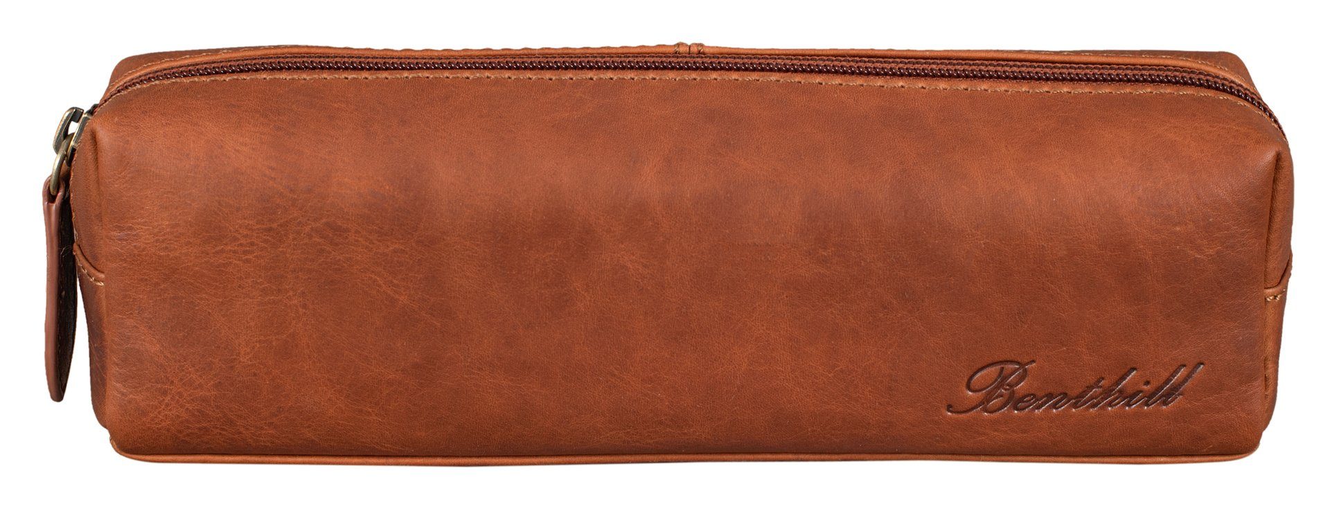 Benthill Federmäppchen Echt Leder Federmappe Leder Vintage Federmäppchen Ko günstig online kaufen