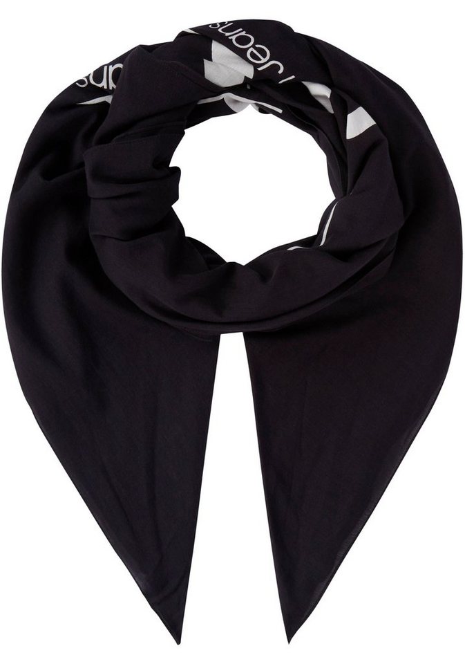 Calvin Klein Jeans Schal, mit Monogramm-Print, Vielseitige  Tragemöglichkeiten: Schal, Bandana oder Halstuch